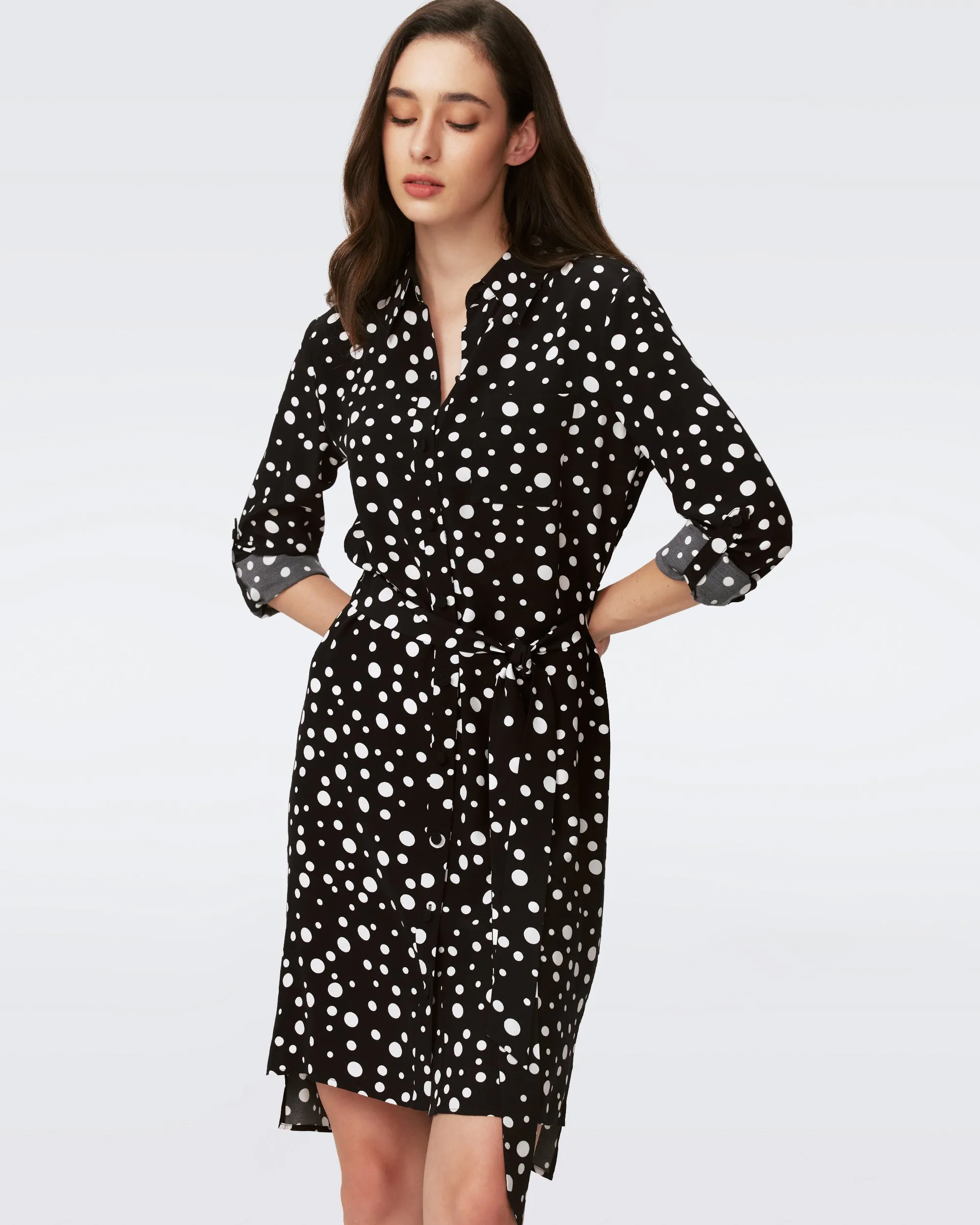 Prita Shirt Dress sold by Diane Von Furstenberg product image thumbnail 5