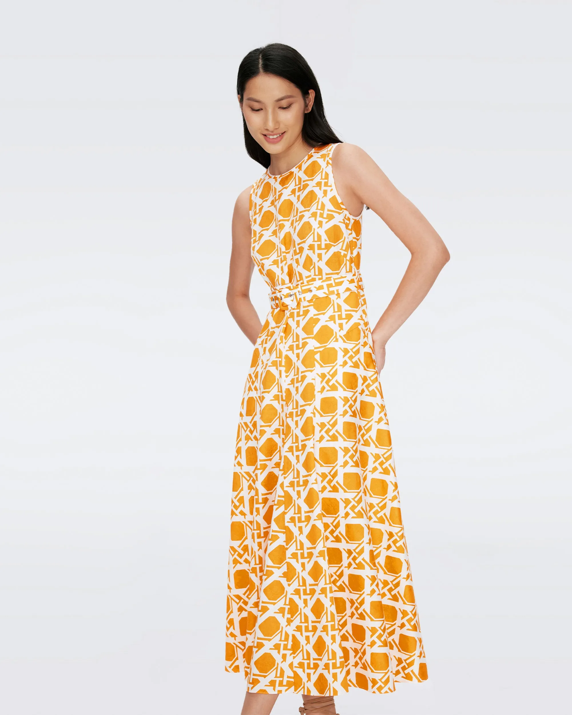 Elliot Midi Dress sold by Diane Von Furstenberg product image thumbnail 5
