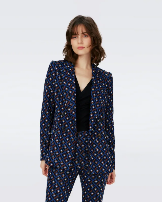 Bien Knit Jacquard Blazer sold by Diane Von Furstenberg
