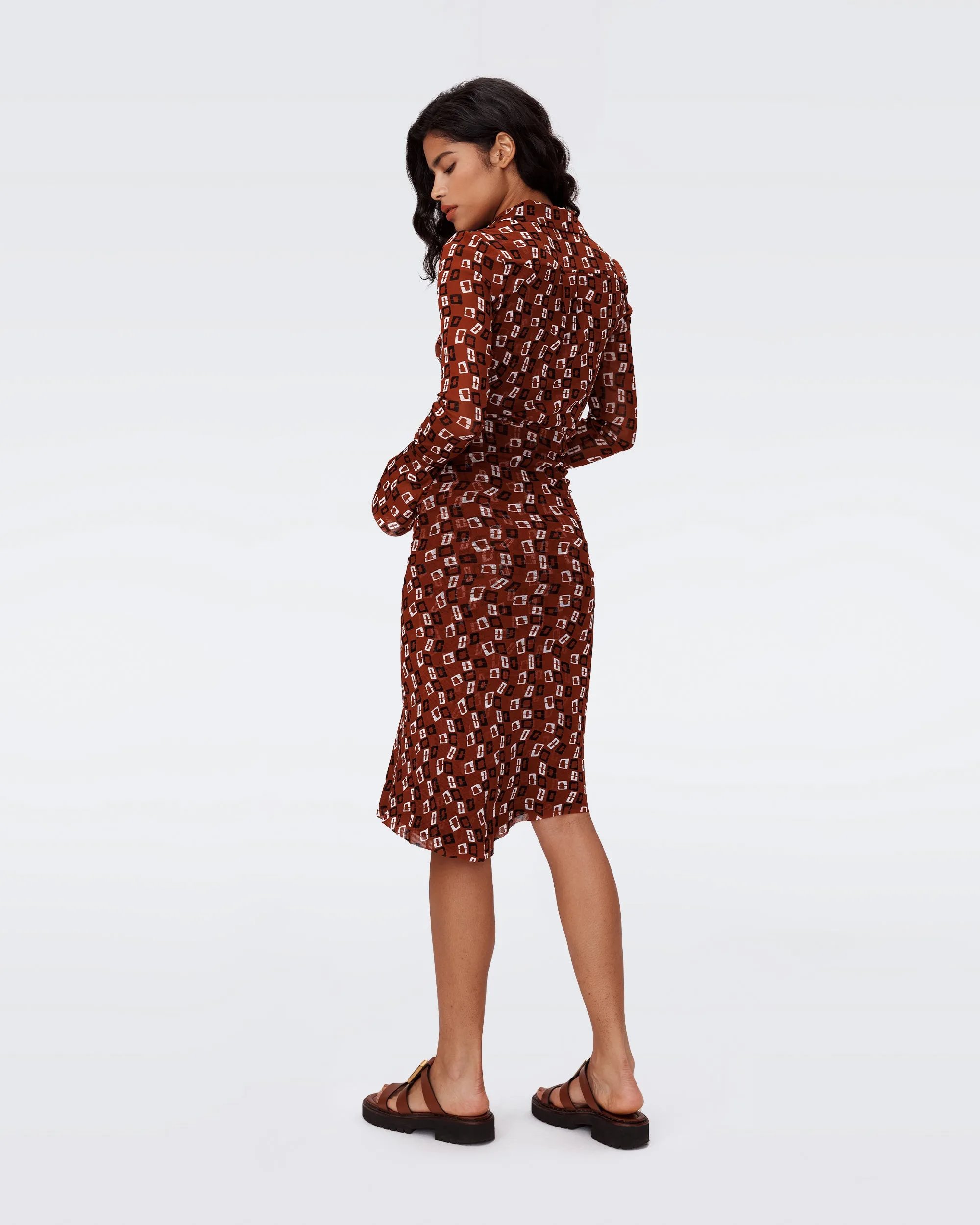 Lilly Mesh Dress sold by Diane Von Furstenberg product image thumbnail 3