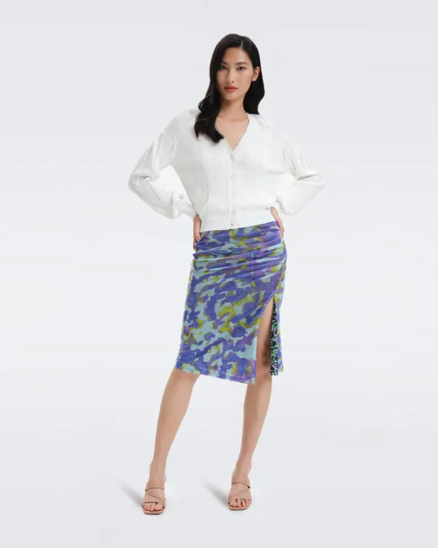 Dariella Reversible Mesh Skirt sold by Diane Von Furstenberg
