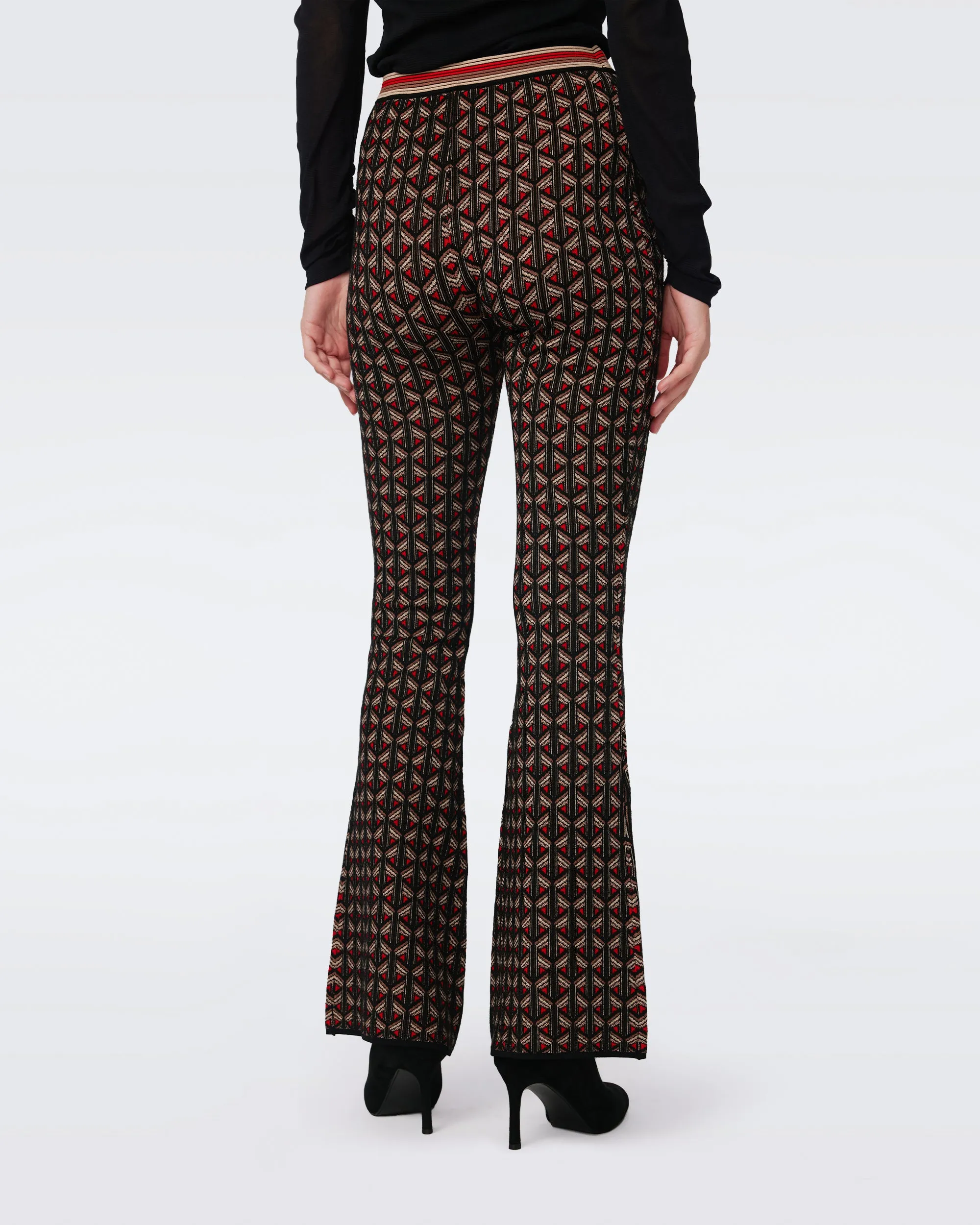 Ashdon Knit Jacquard Pants sold by Diane Von Furstenberg product image thumbnail 3