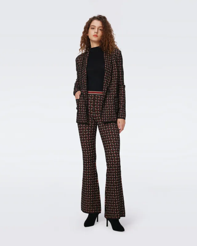 Ashdon Knit Jacquard Pants sold by Diane Von Furstenberg