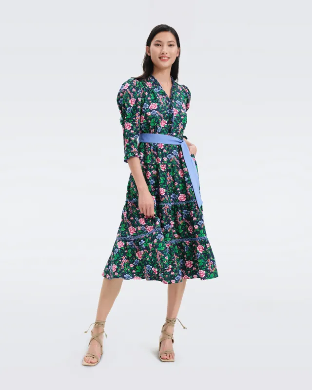 Leylani Cotton Dress sold by Diane Von Furstenberg
