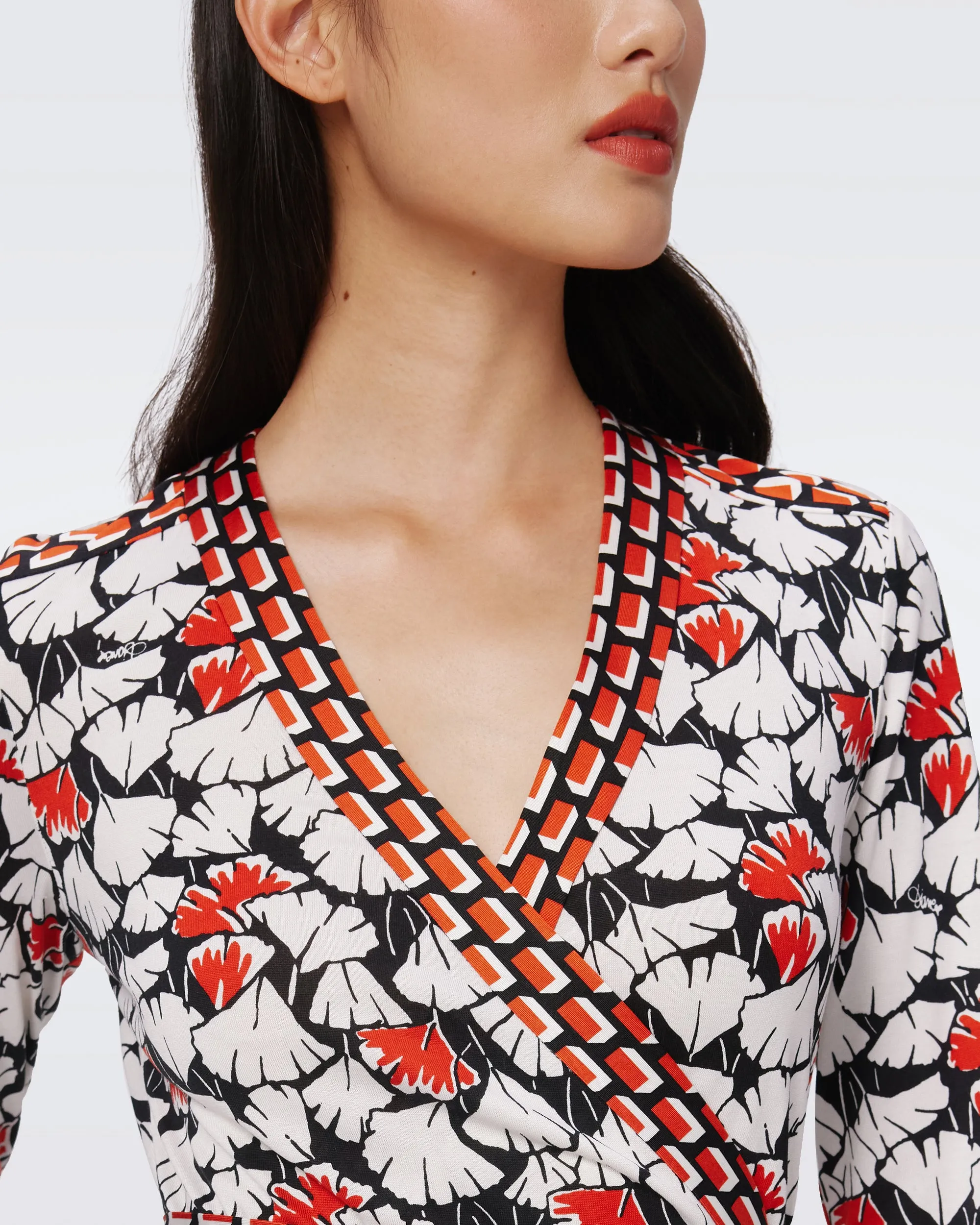 Danica Silk Jersey Wrap Dress sold by Diane Von Furstenberg product image thumbnail 2