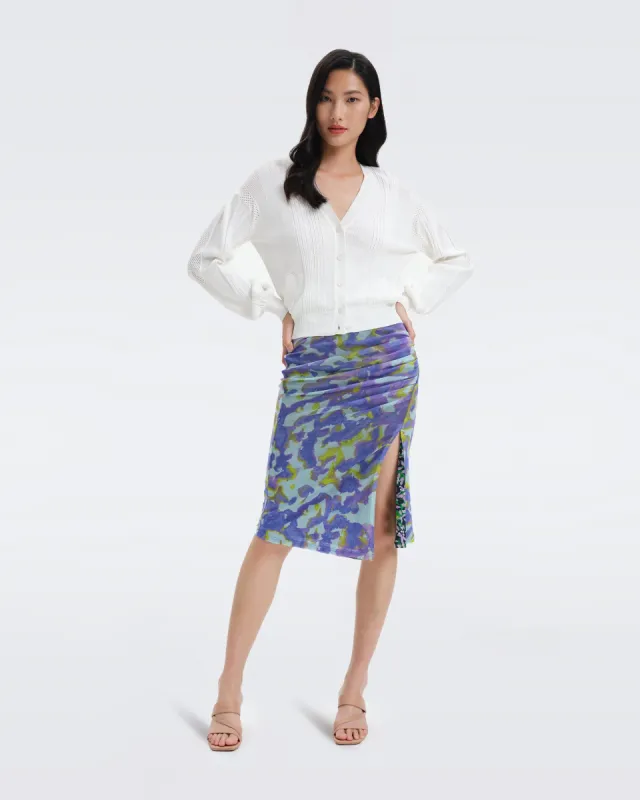 Dariella Reversible Mesh Skirt sold by Diane Von Furstenberg