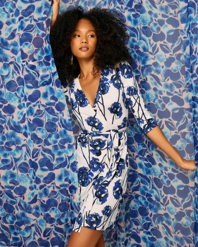 Julian Silk Jersey Wrap Dress sold by Diane Von Furstenberg