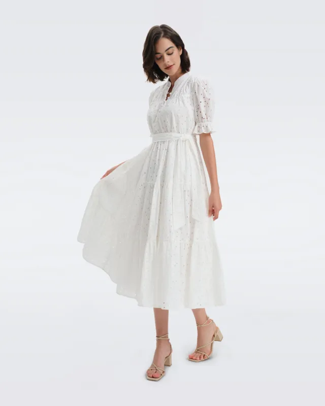 Kramer Cotton Eyelet Dress sold by Diane Von Furstenberg