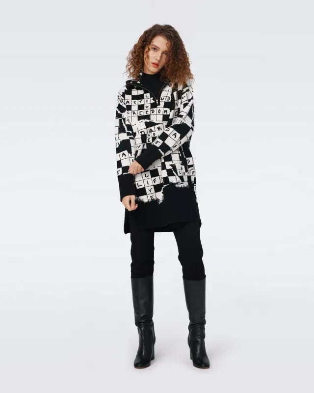 Alvah Knit Jacquard Top sold by Diane Von Furstenberg