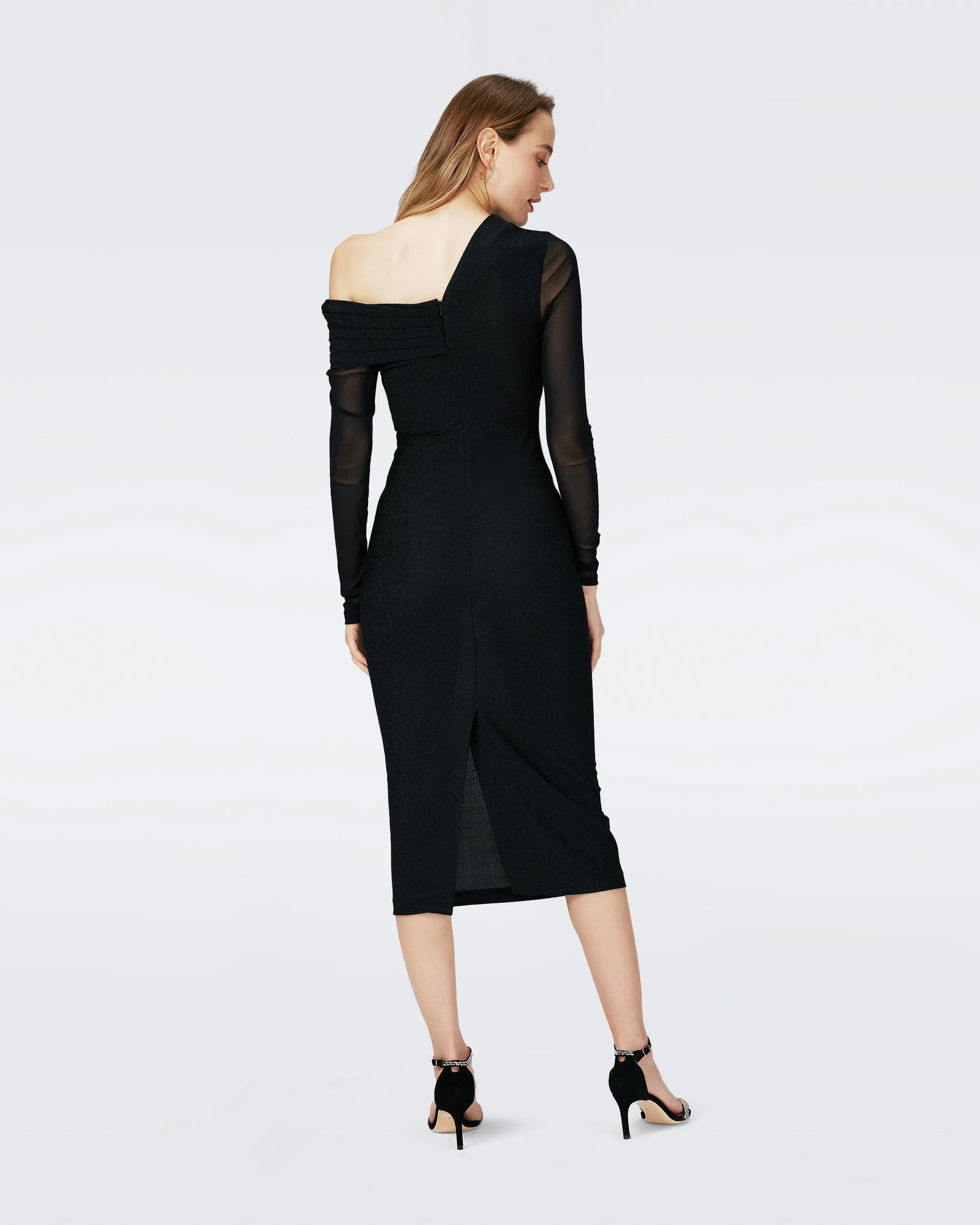 Rich Metallic Mesh Dress sold by Diane Von Furstenberg product image thumbnail 3