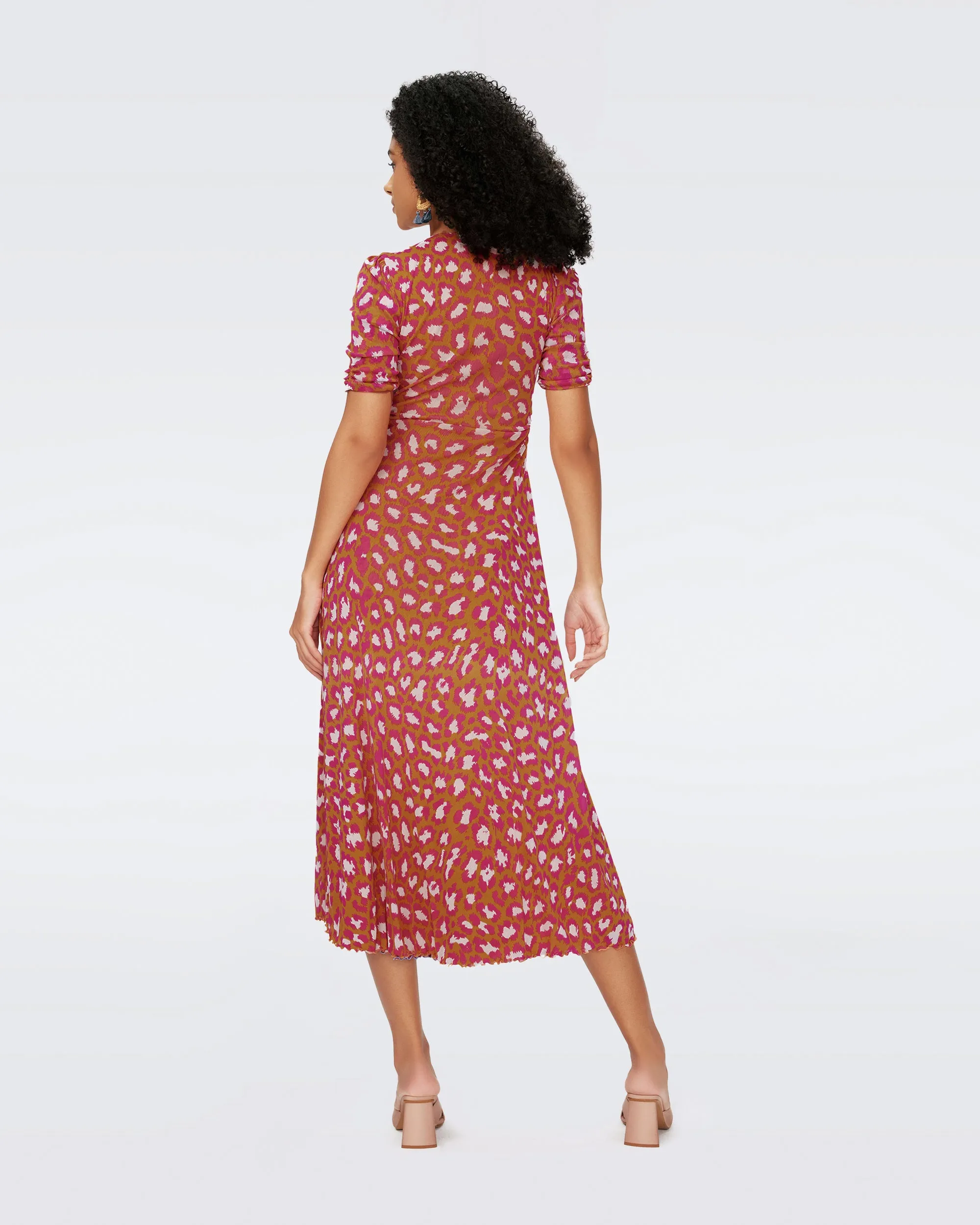 Koren Reversible Mesh Midi Dress sold by Diane Von Furstenberg product image thumbnail 3