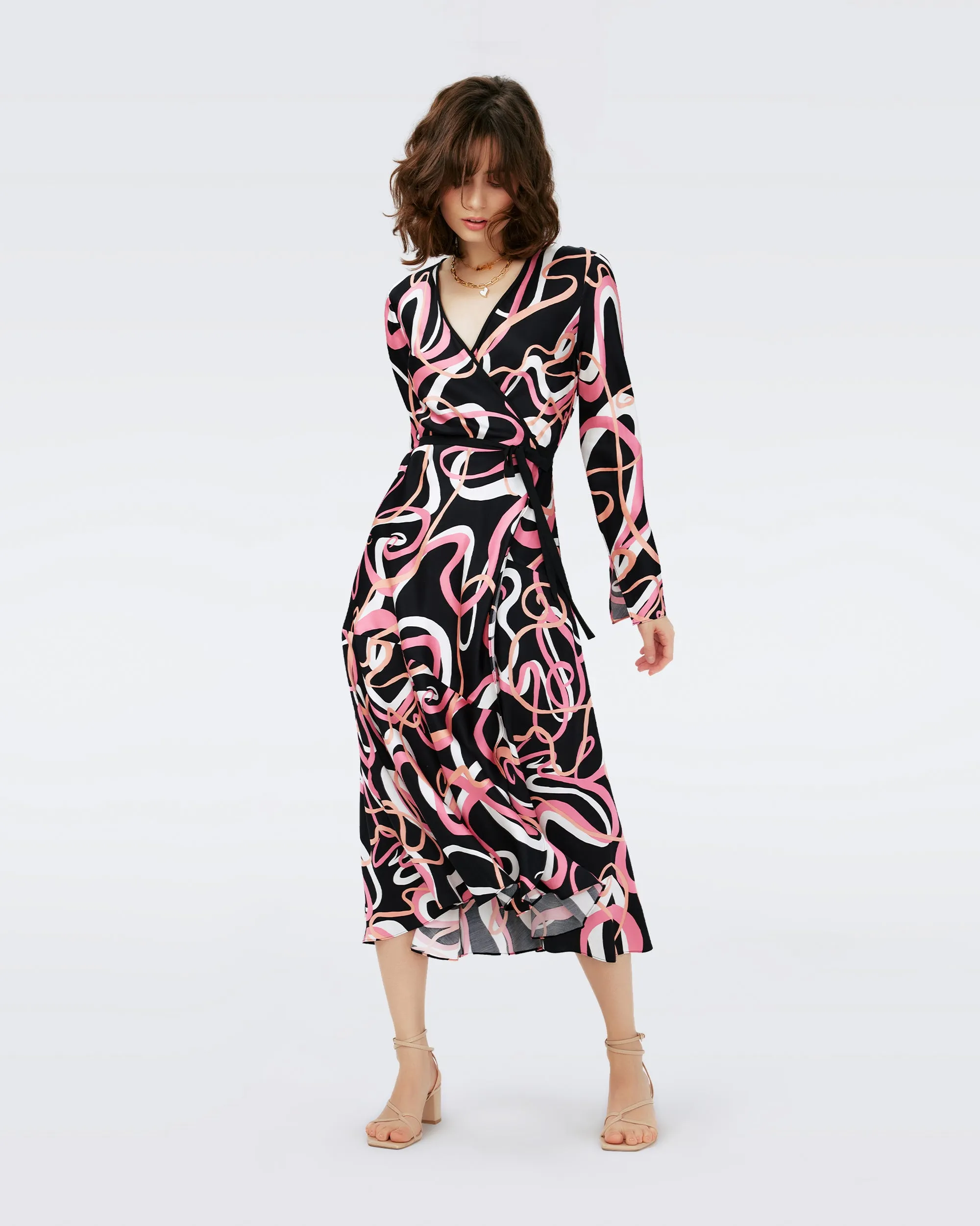 Anika Wrap Dress sold by Diane Von Furstenberg product image thumbnail 5