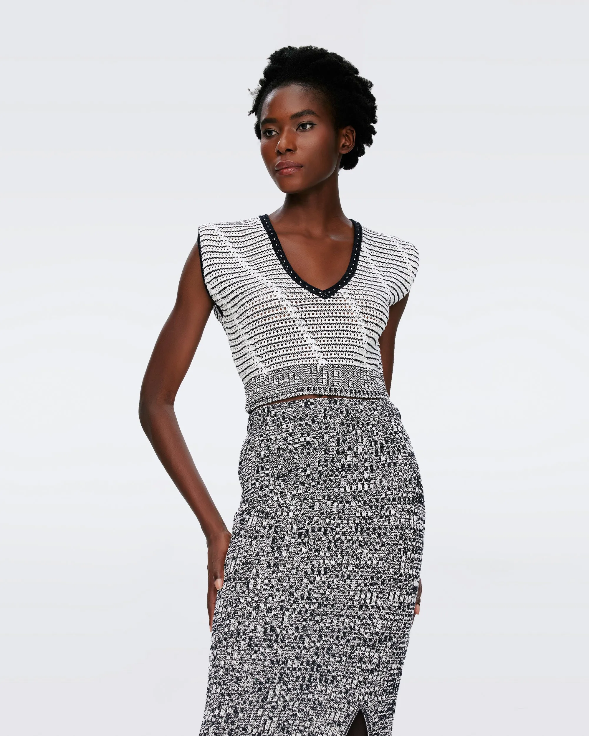 Claud Crochet Top sold by Diane Von Furstenberg product image thumbnail 5