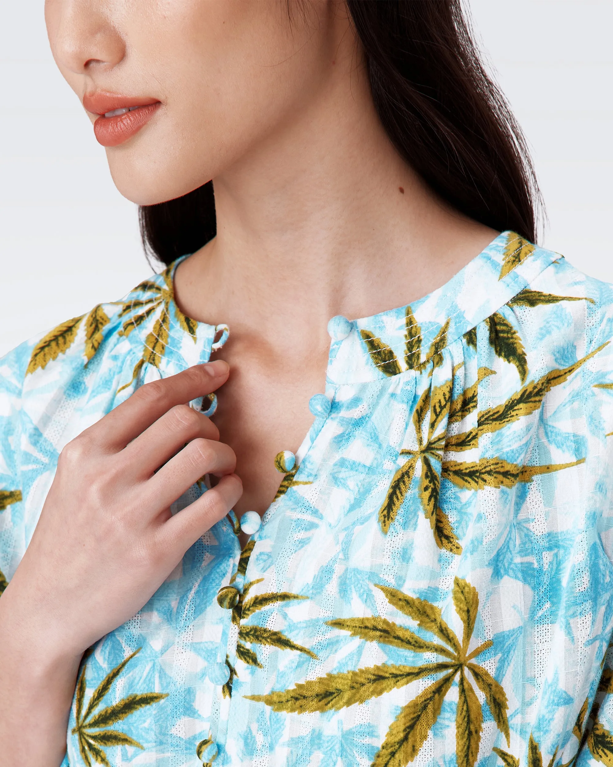 Dario Cotton Dobby Top sold by Diane Von Furstenberg product image thumbnail 4