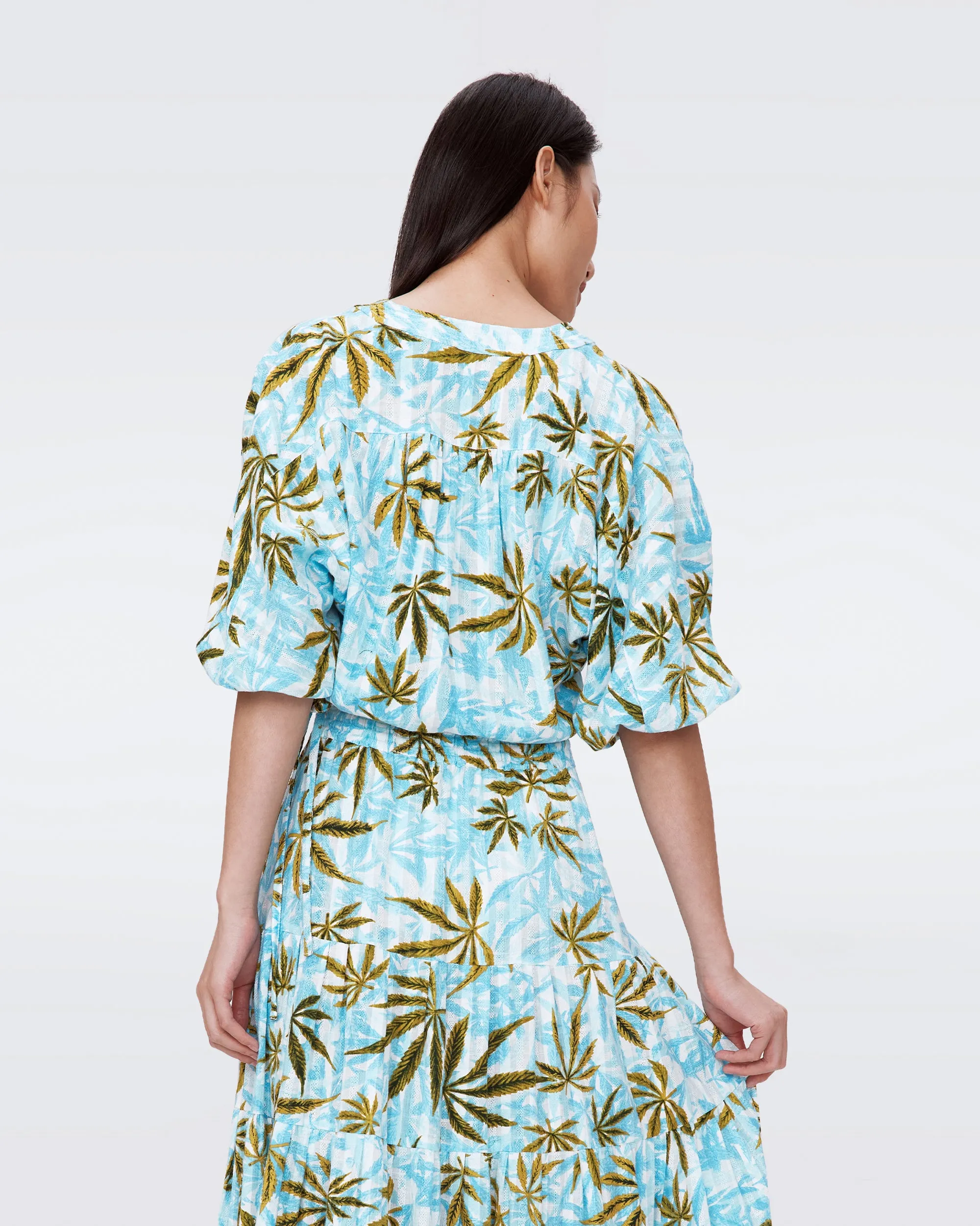 Dario Cotton Dobby Top sold by Diane Von Furstenberg product image thumbnail 3