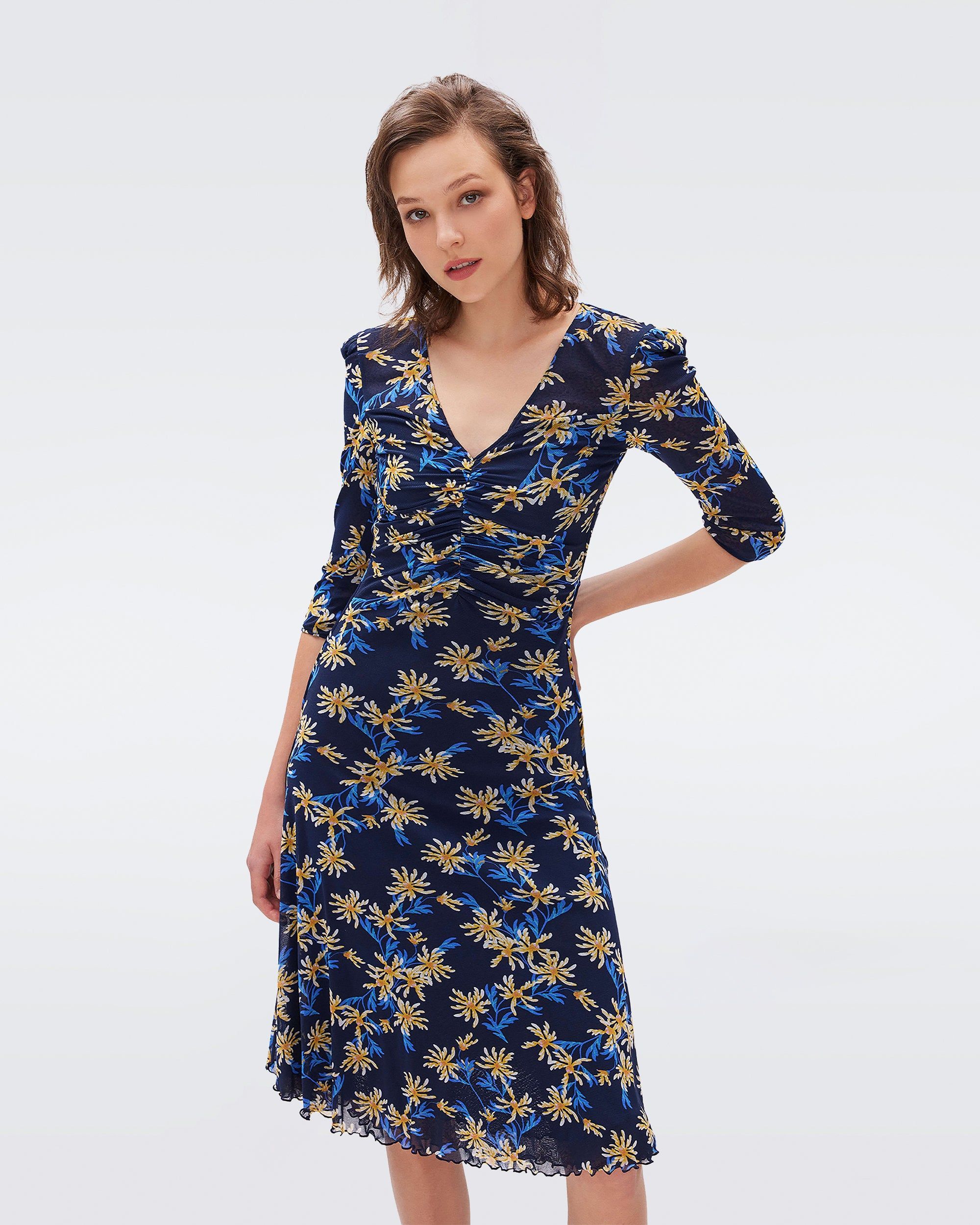 Ivan Reversible Mesh Dress sold by Diane Von Furstenberg product image thumbnail 5