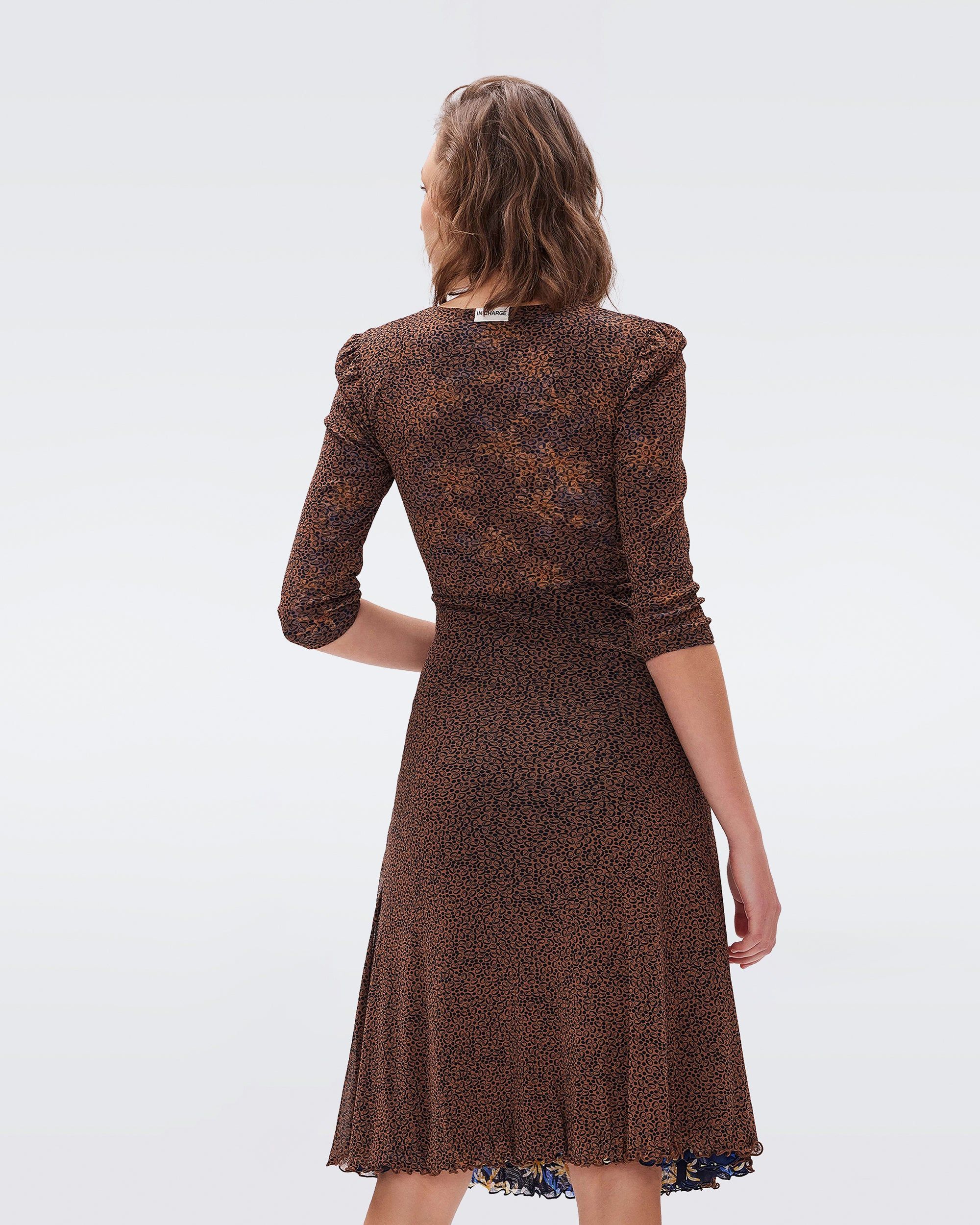 Ivan Reversible Mesh Dress sold by Diane Von Furstenberg product image thumbnail 3