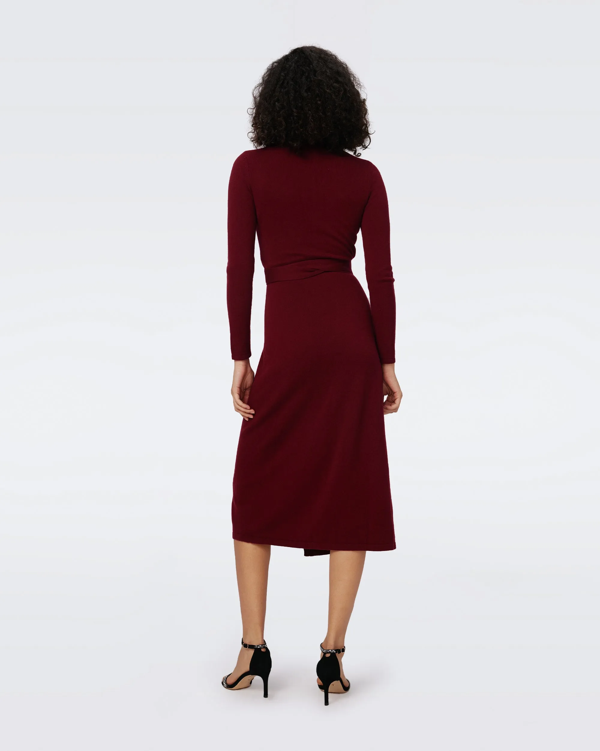 Astrid Wool-Cashmere Wrap Dress sold by Diane Von Furstenberg product image thumbnail 3