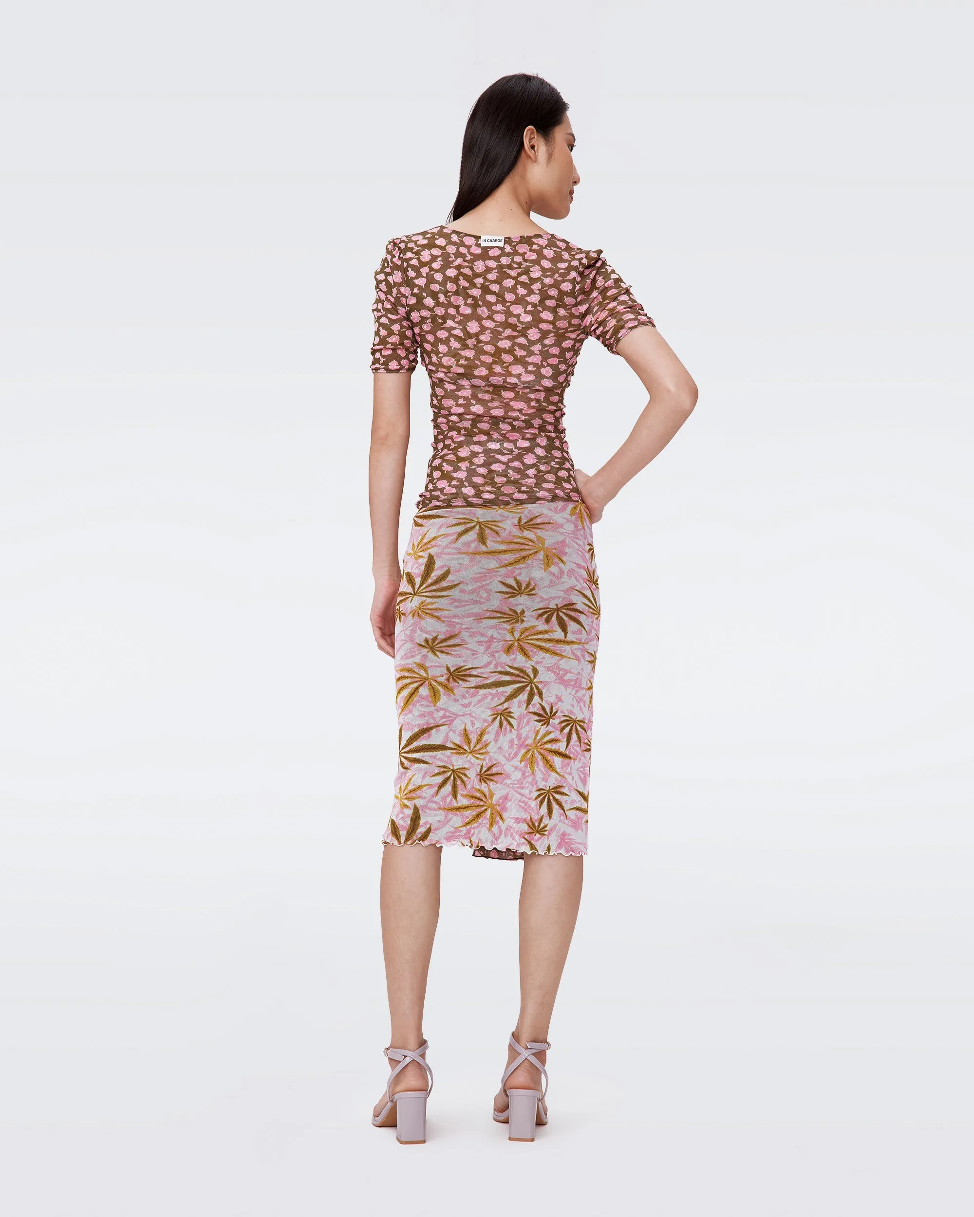 Willow Reversible Mesh Skirt sold by Diane Von Furstenberg product image thumbnail 3