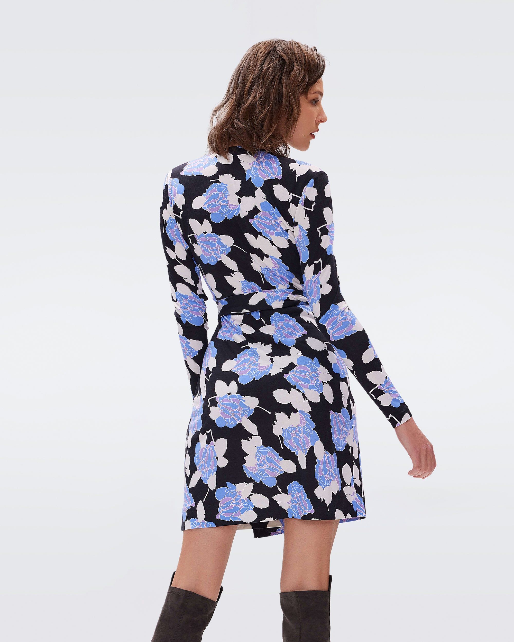 Julian Silk Jersey Wrap Dress sold by Diane Von Furstenberg product image thumbnail 3