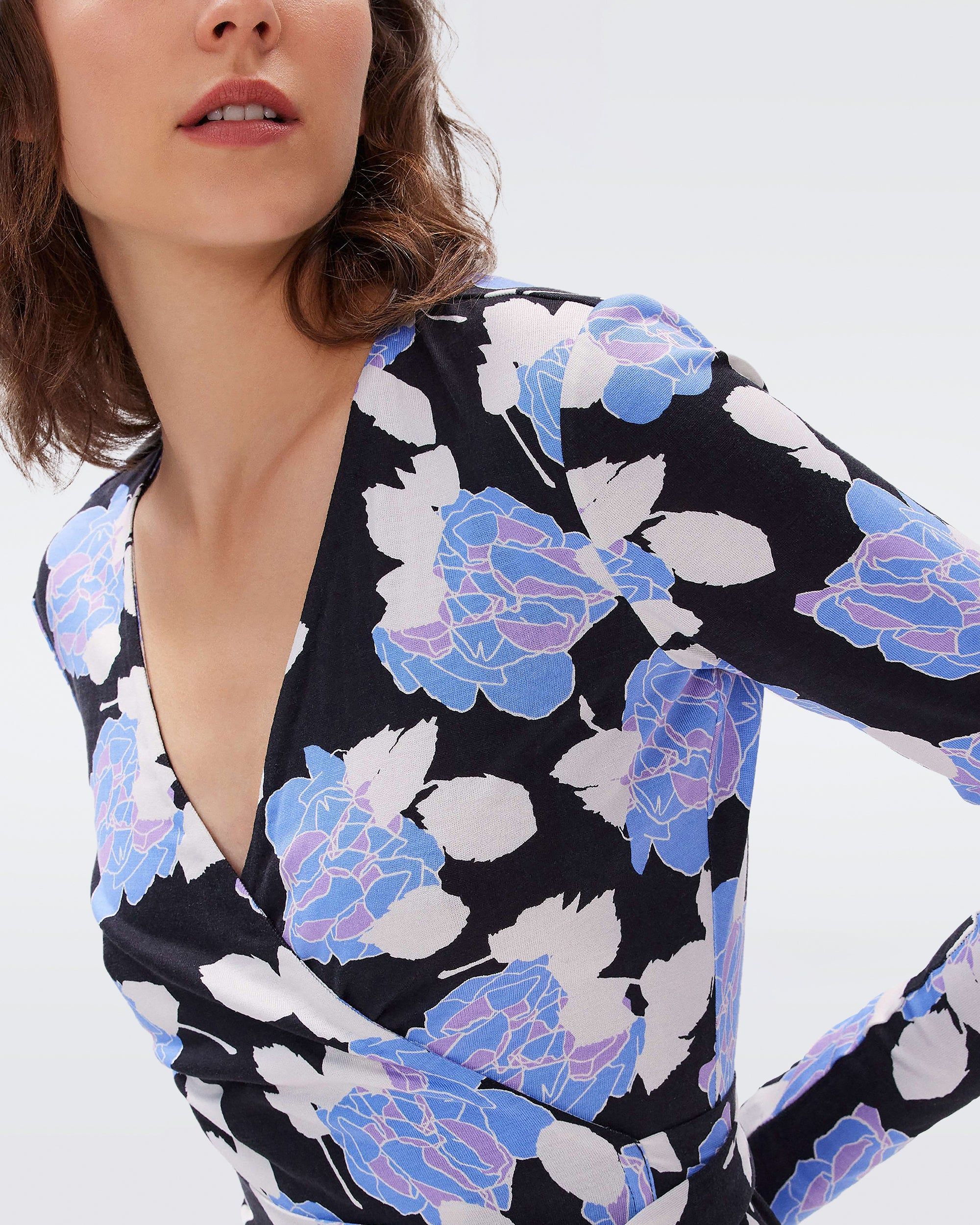 Julian Silk Jersey Wrap Dress sold by Diane Von Furstenberg product image thumbnail 2