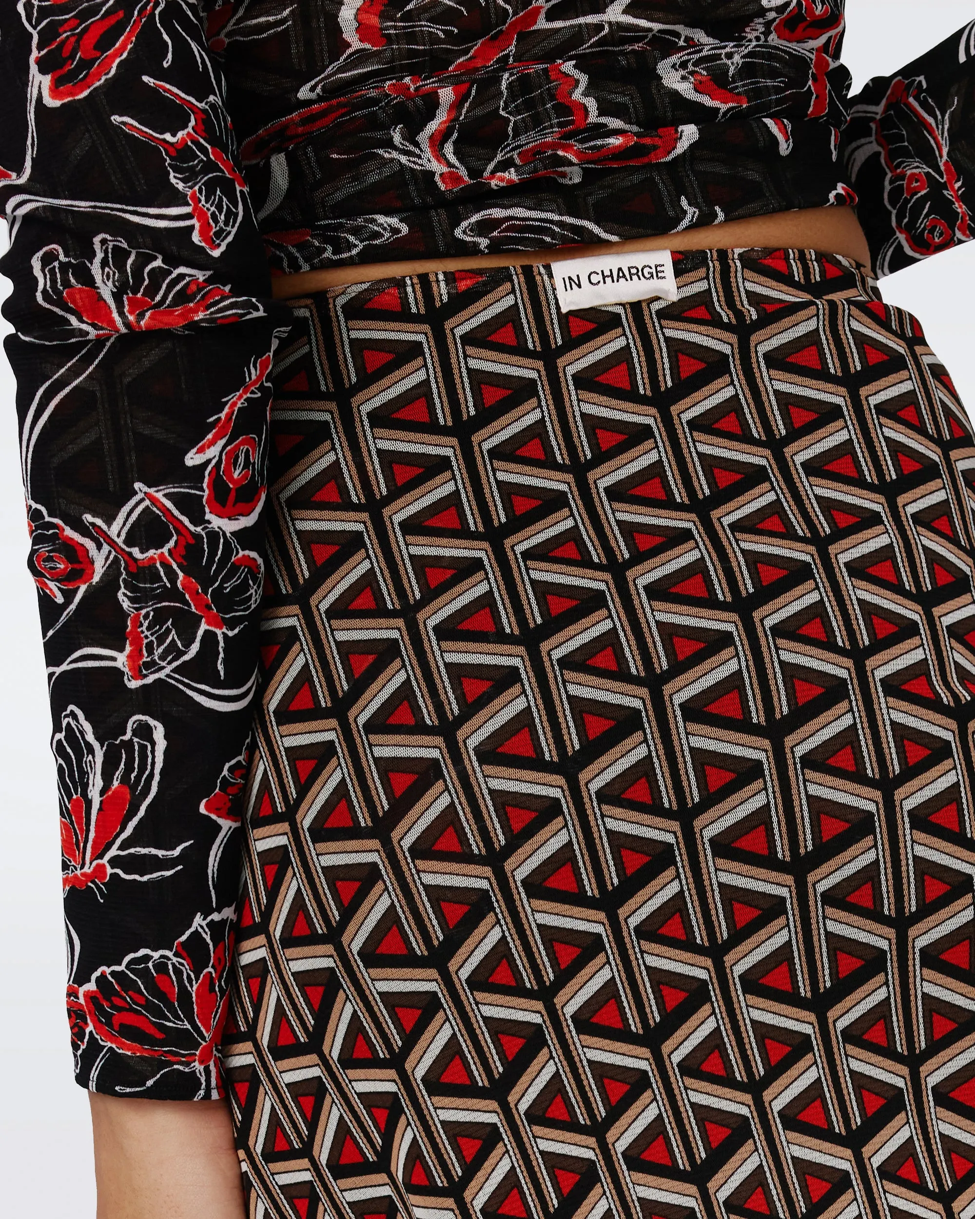 Darlene Reversible Mesh Skirt sold by Diane Von Furstenberg product image thumbnail 4