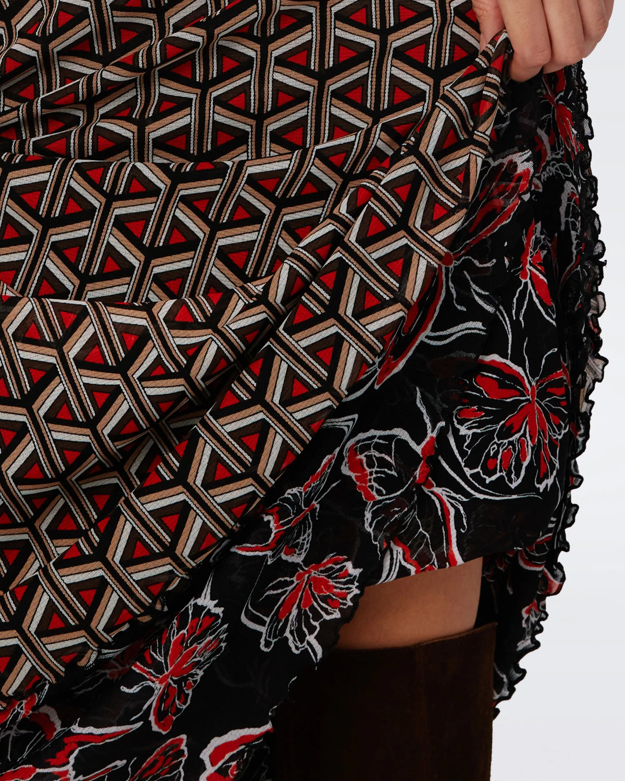 Darlene Reversible Mesh Skirt sold by Diane Von Furstenberg product image thumbnail 2