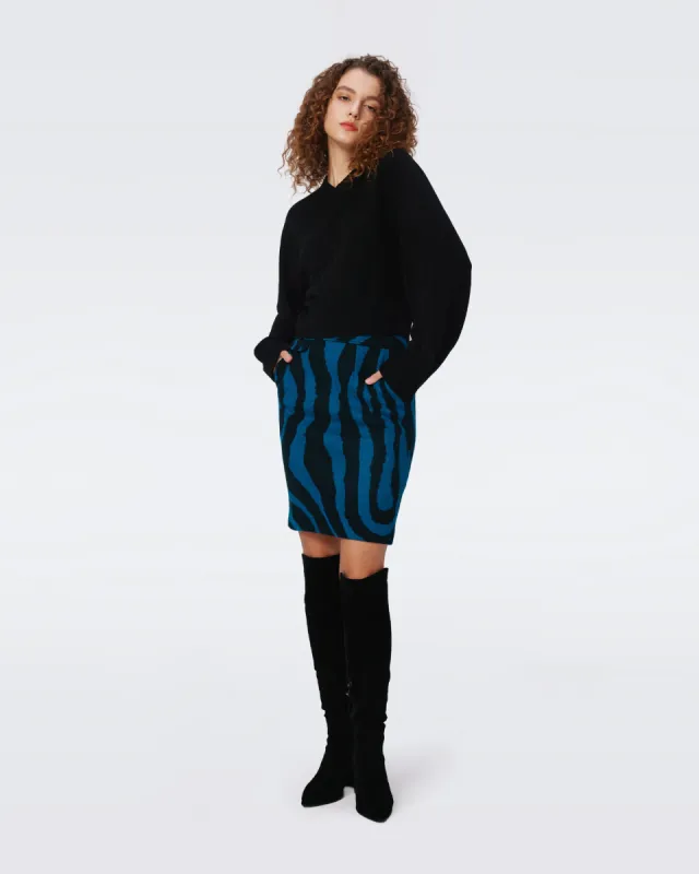 Ethel Jacquard Skirt sold by Diane Von Furstenberg