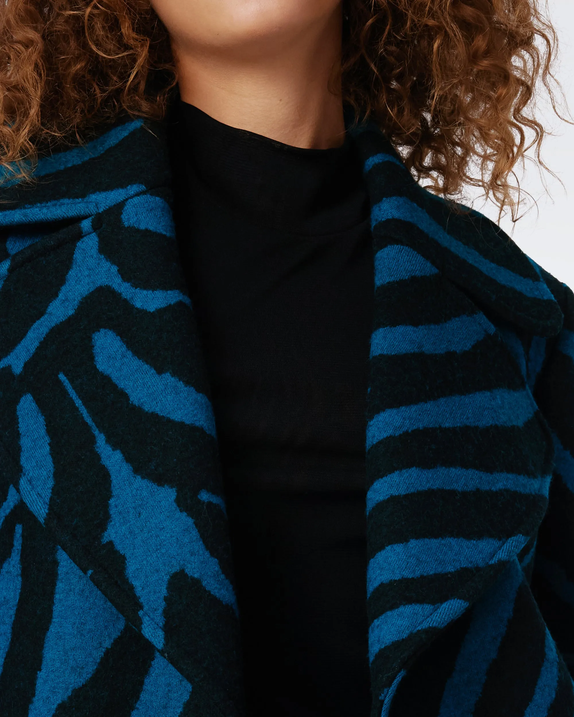 Yilia Jacquard Coat sold by Diane Von Furstenberg product image thumbnail 2