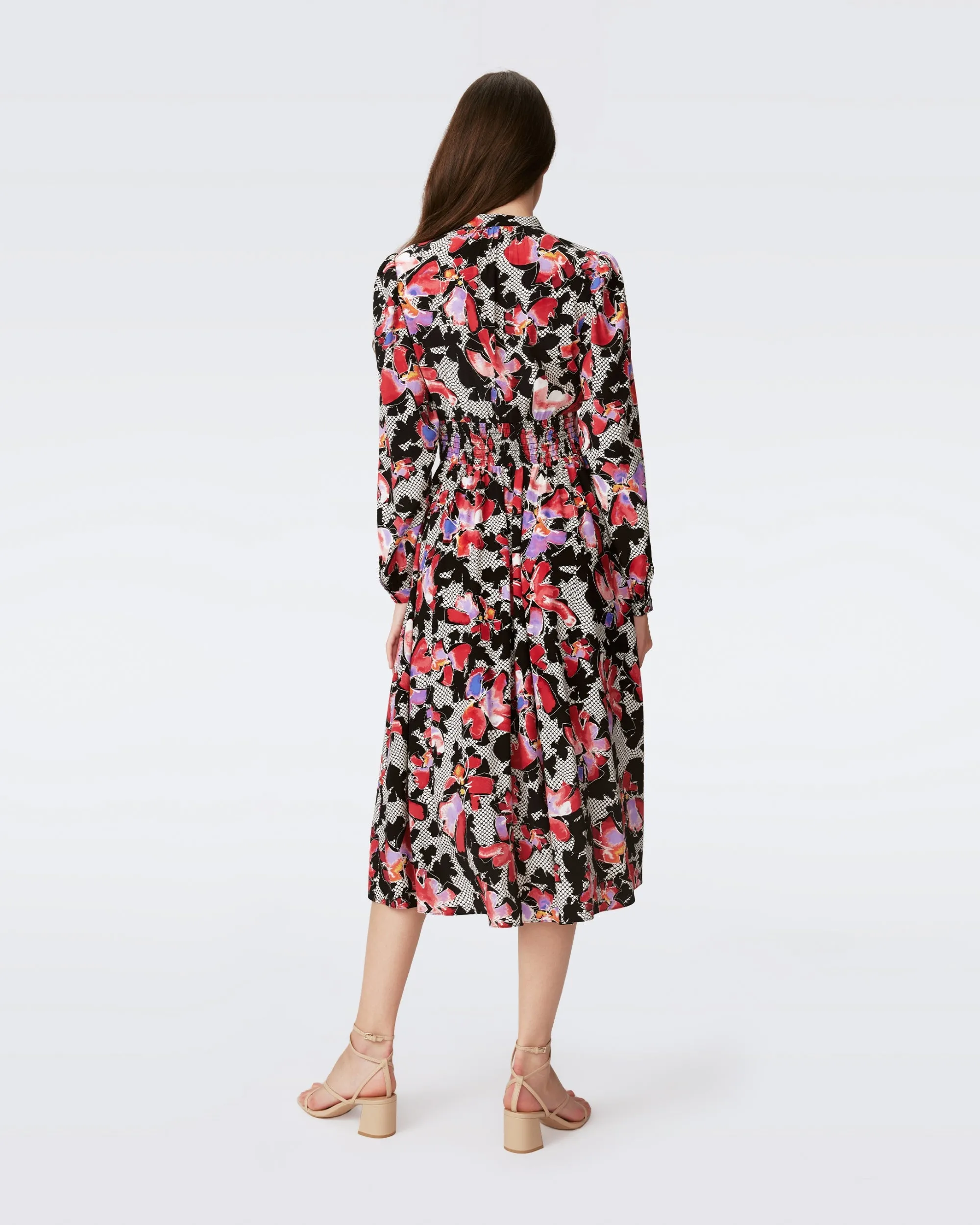 Erica Long Sleeve Midi Dress sold by Diane Von Furstenberg product image thumbnail 3