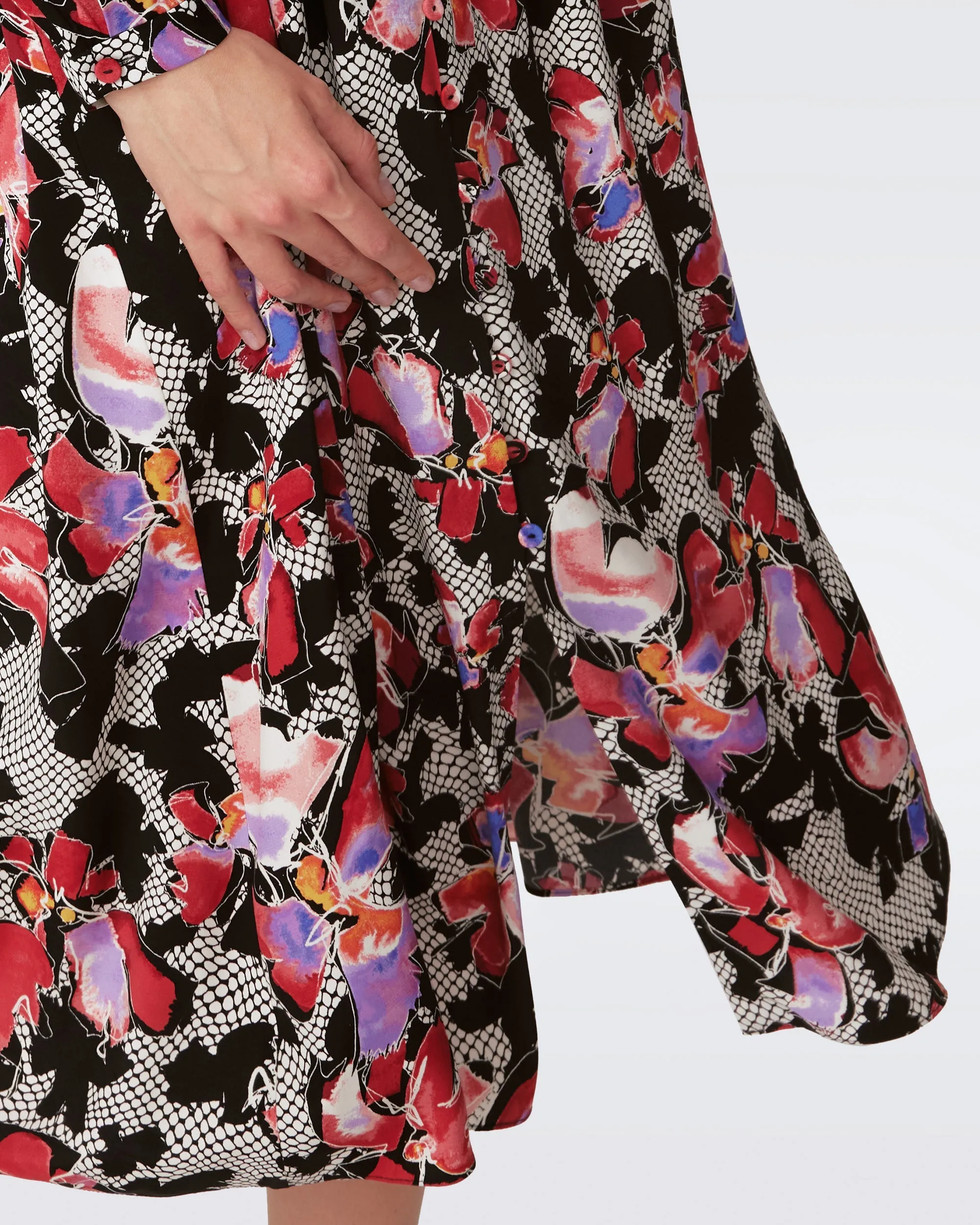 Erica Long Sleeve Midi Dress sold by Diane Von Furstenberg product image thumbnail 4