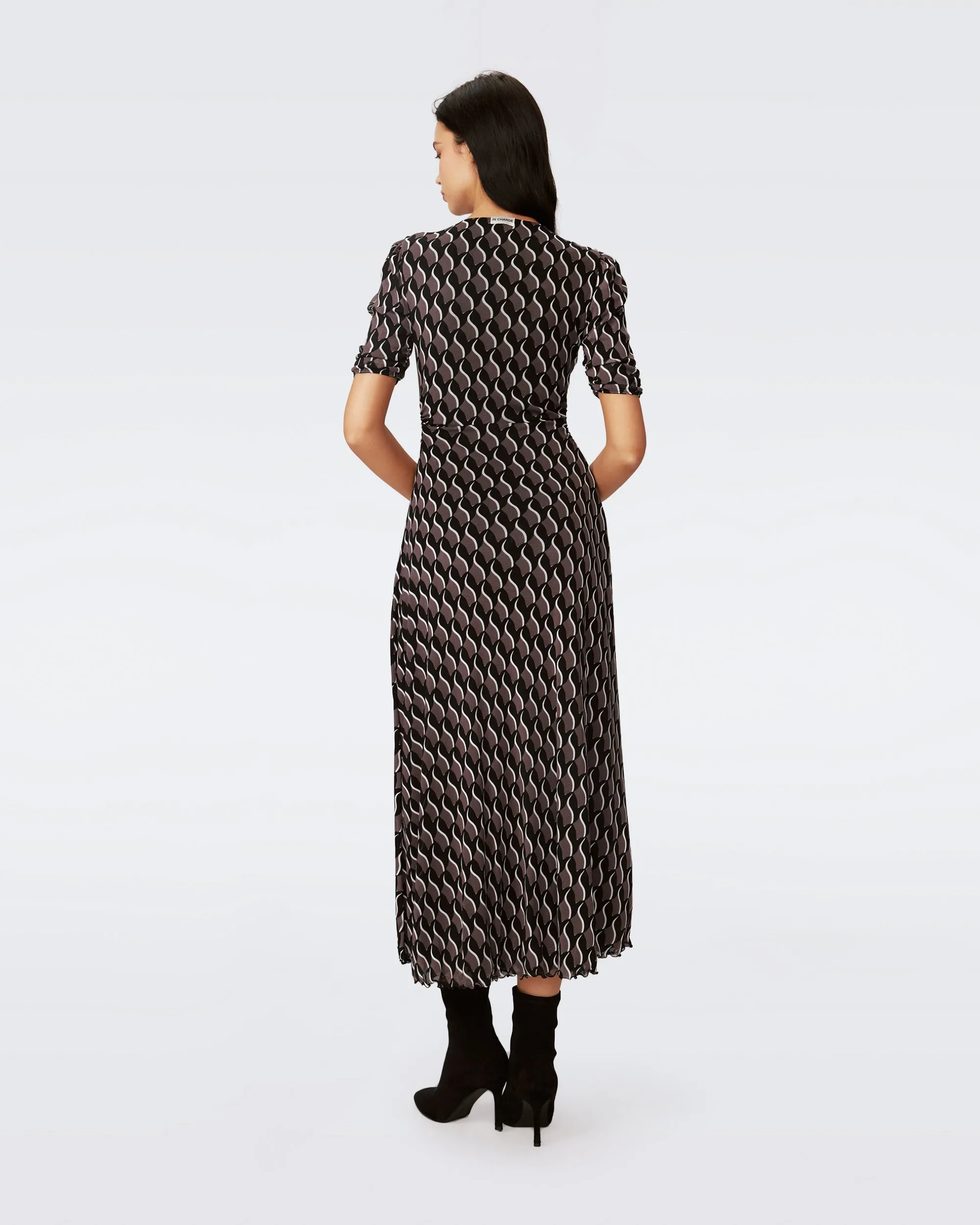 Koren Reversible Midi Mesh Dress sold by Diane Von Furstenberg product image thumbnail 3