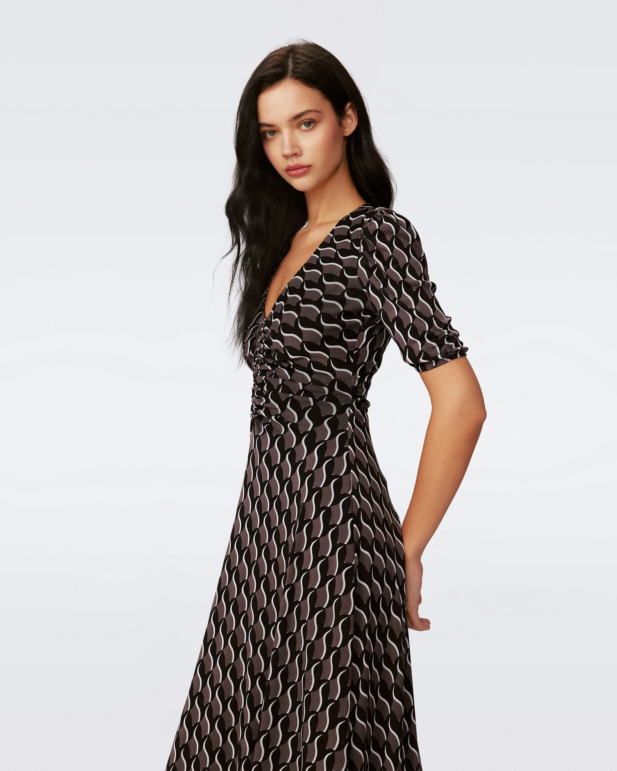 Koren Reversible Midi Mesh Dress sold by Diane Von Furstenberg product image thumbnail 2