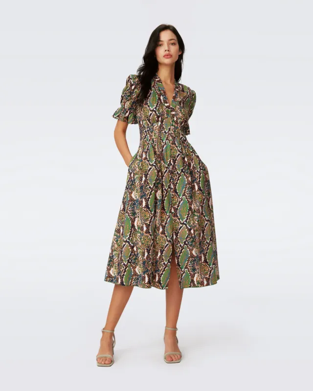 Erica Cotton Midi Dress sold by Diane Von Furstenberg