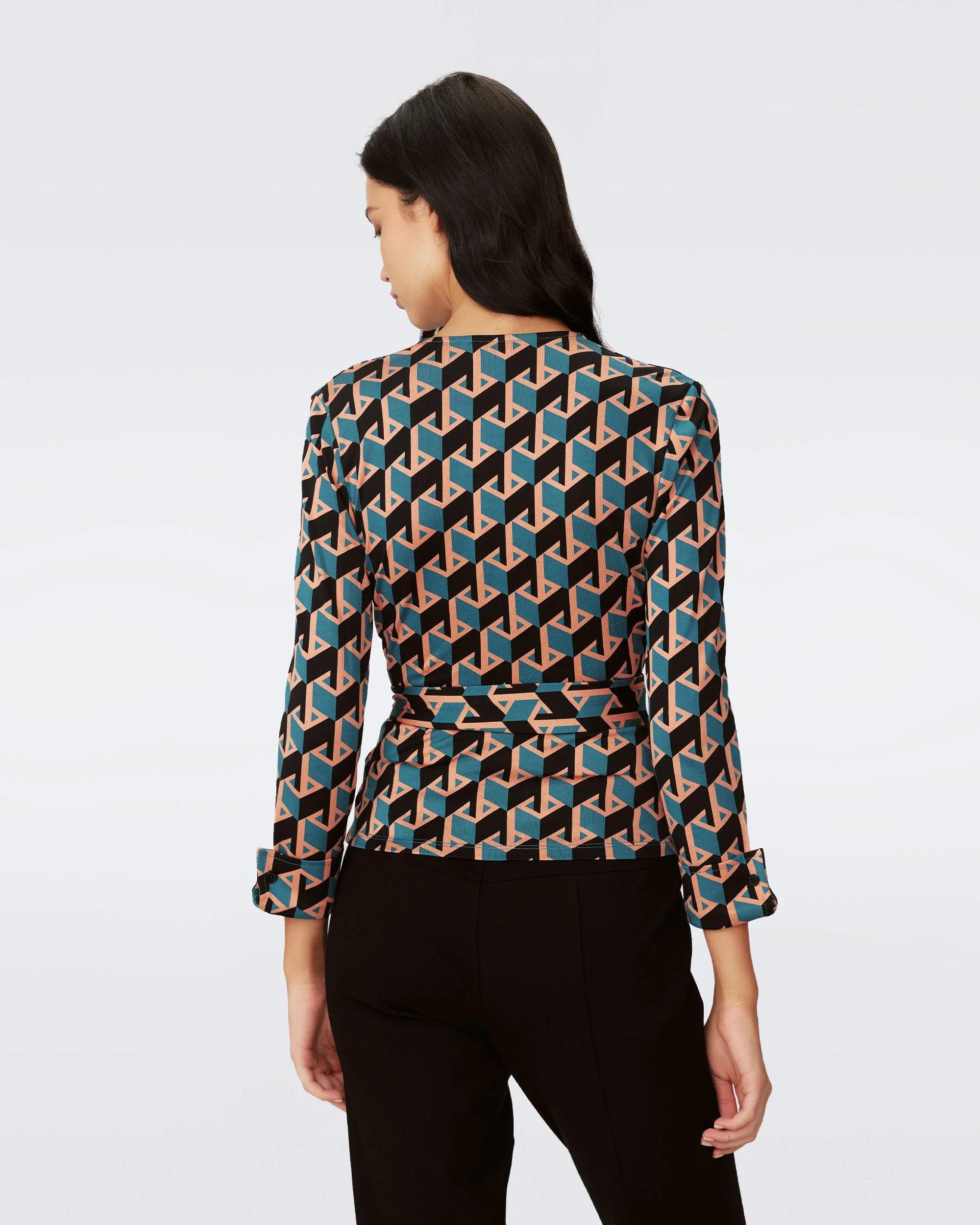Rachael Long Sleeve Top sold by Diane Von Furstenberg product image thumbnail 3