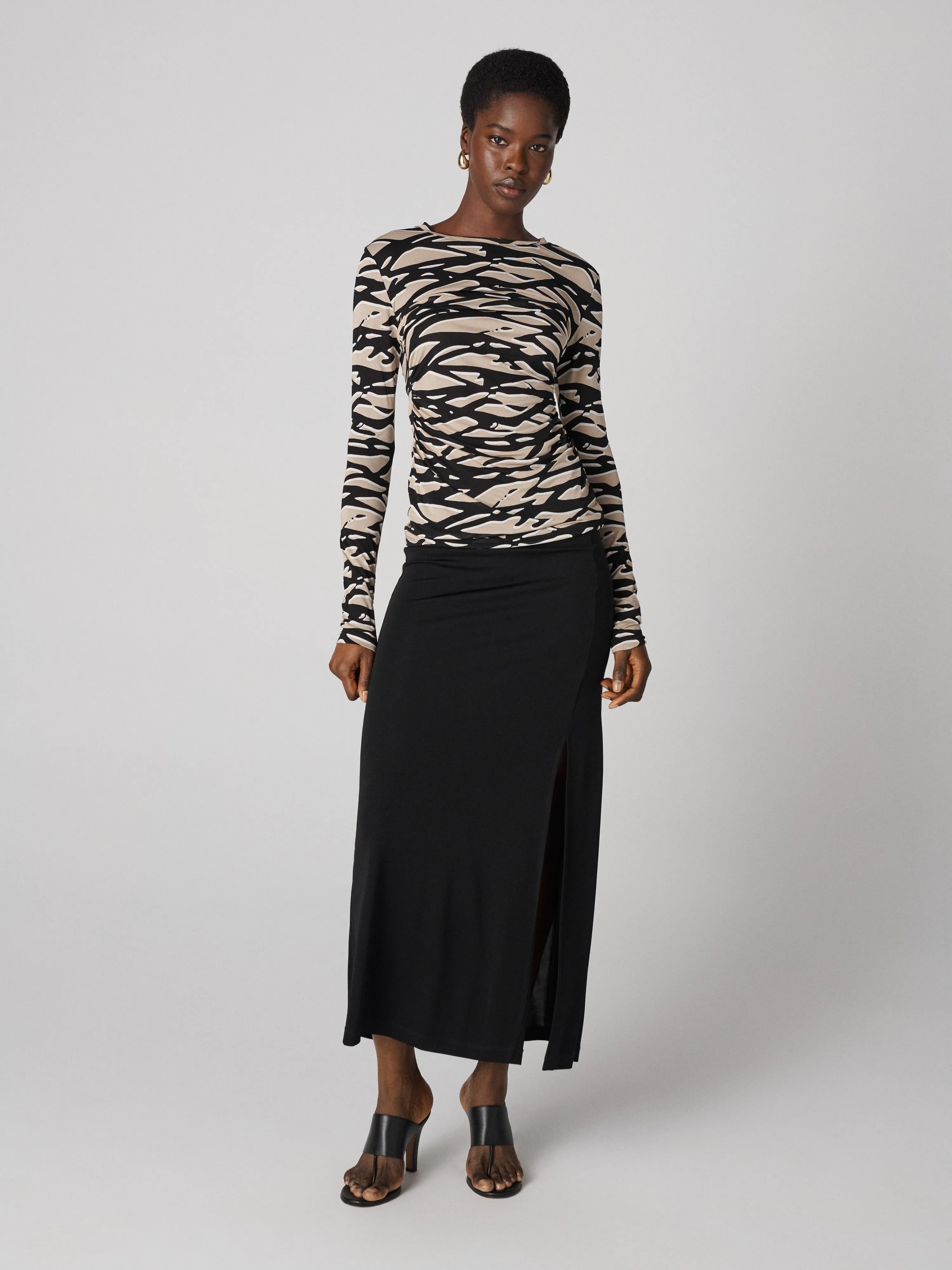Perfect Long Sleeve Top sold by Diane Von Furstenberg product image thumbnail 4