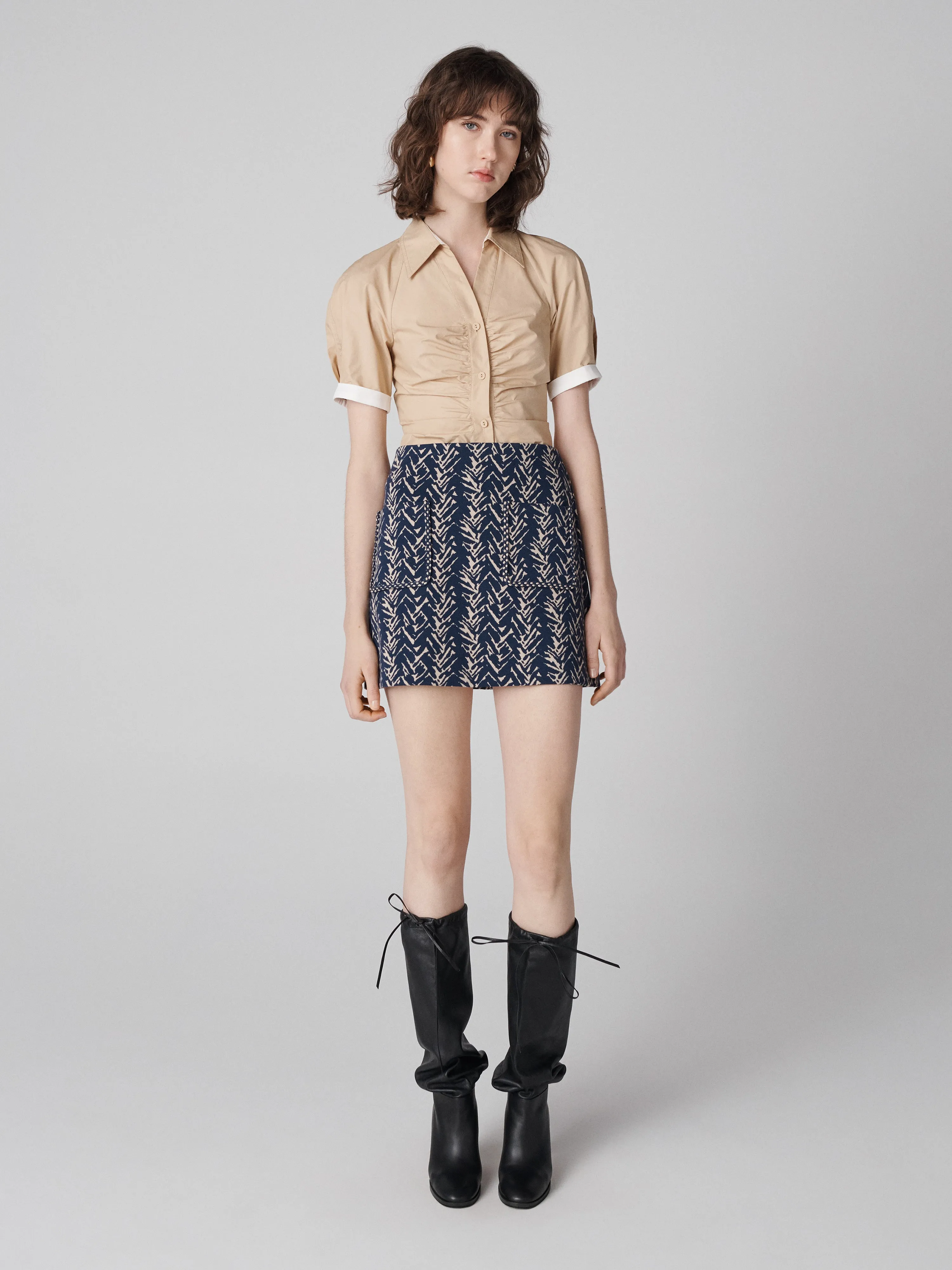 Melina Mini Skirt sold by Diane Von Furstenberg product image thumbnail 4