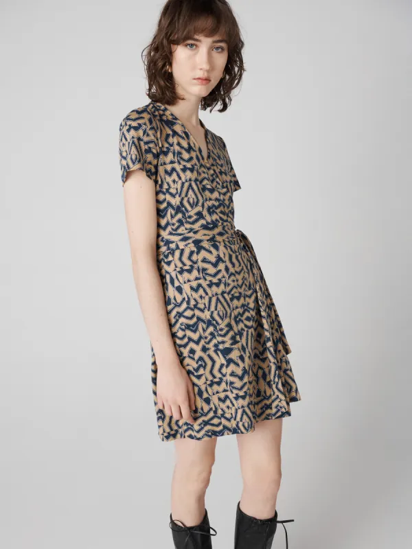 Julian Short Sleeve Wrap Dress sold by Diane Von Furstenberg