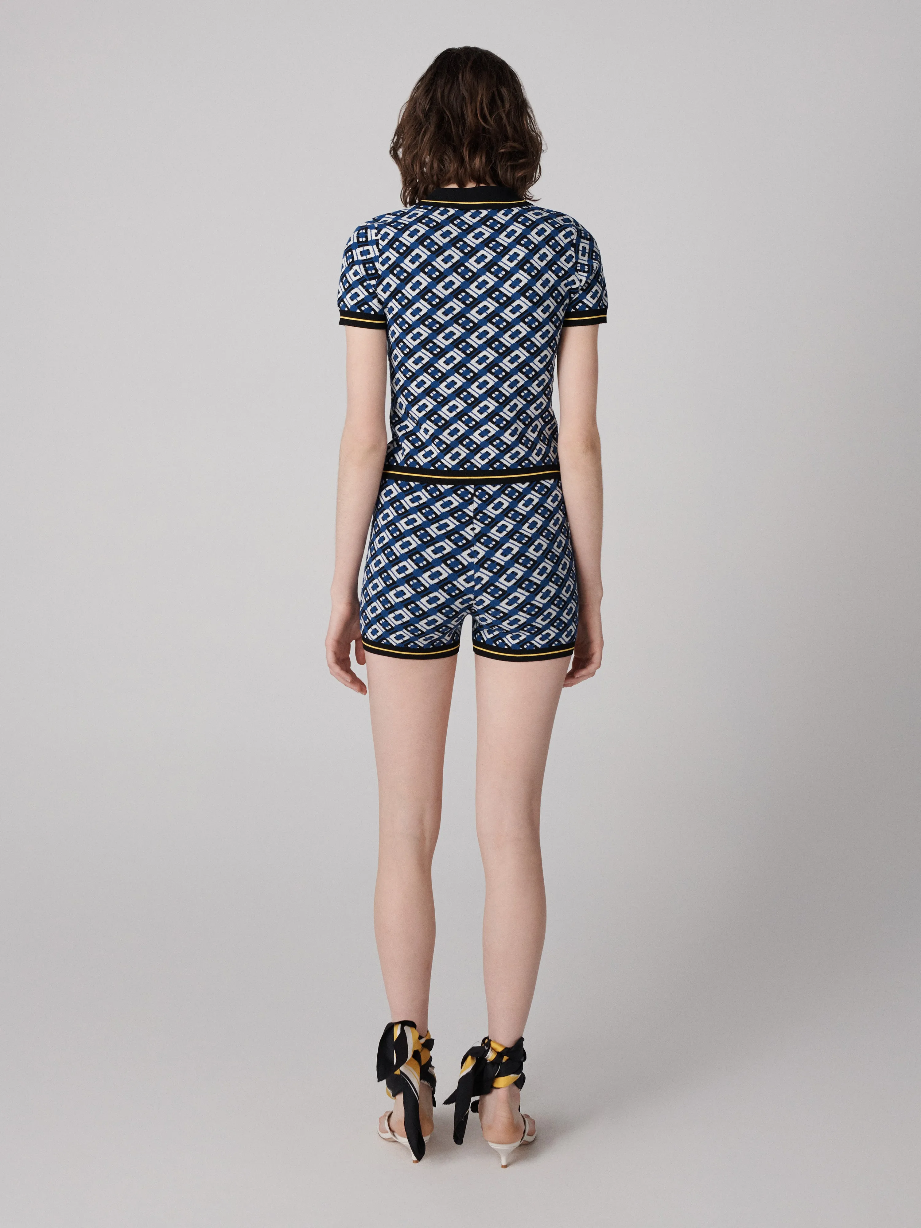 Serena Knit Jacquard Top sold by Diane Von Furstenberg product image thumbnail 3