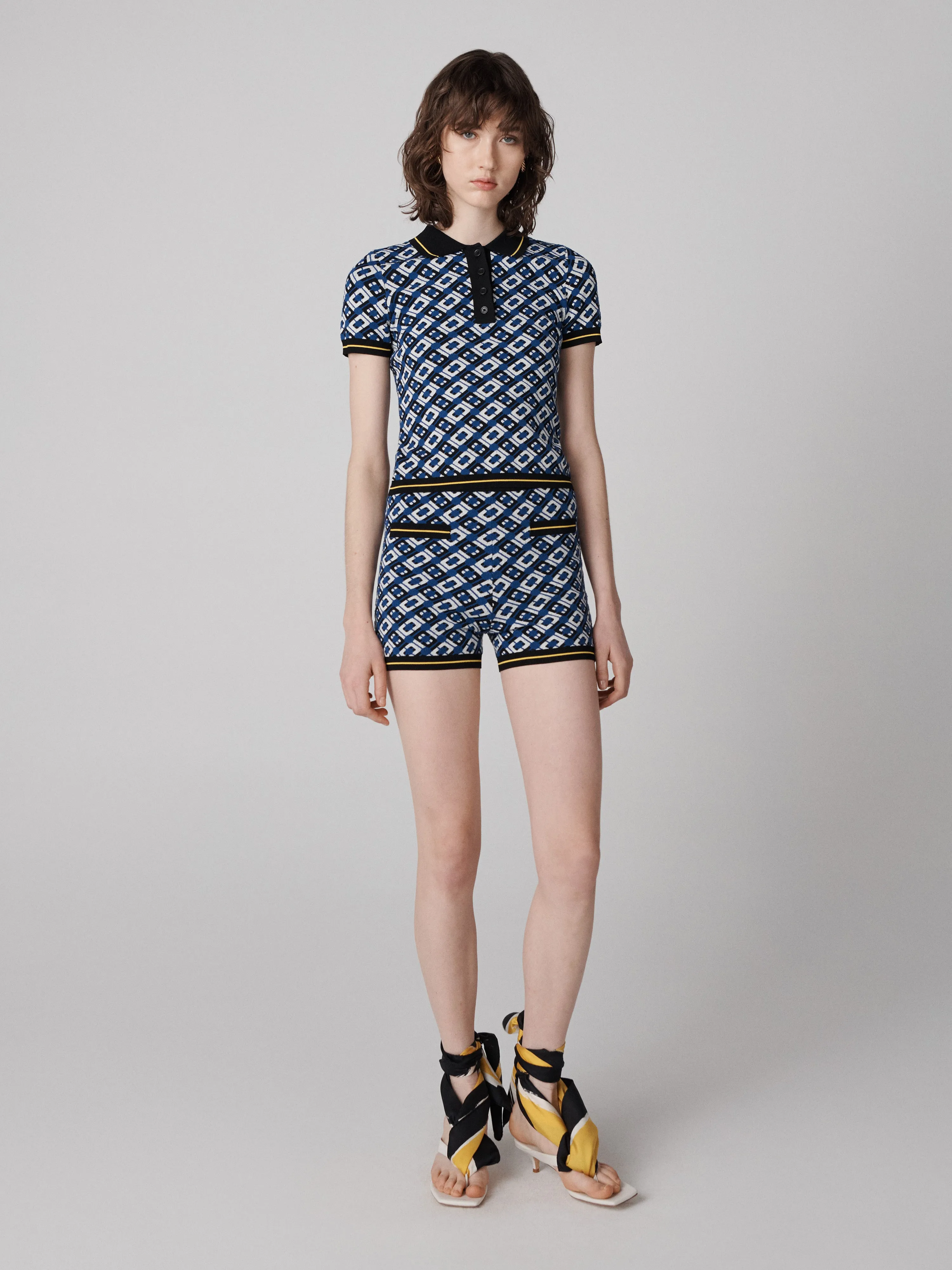 Venus Knit Jacquard Shorts sold by Diane Von Furstenberg product image thumbnail 4