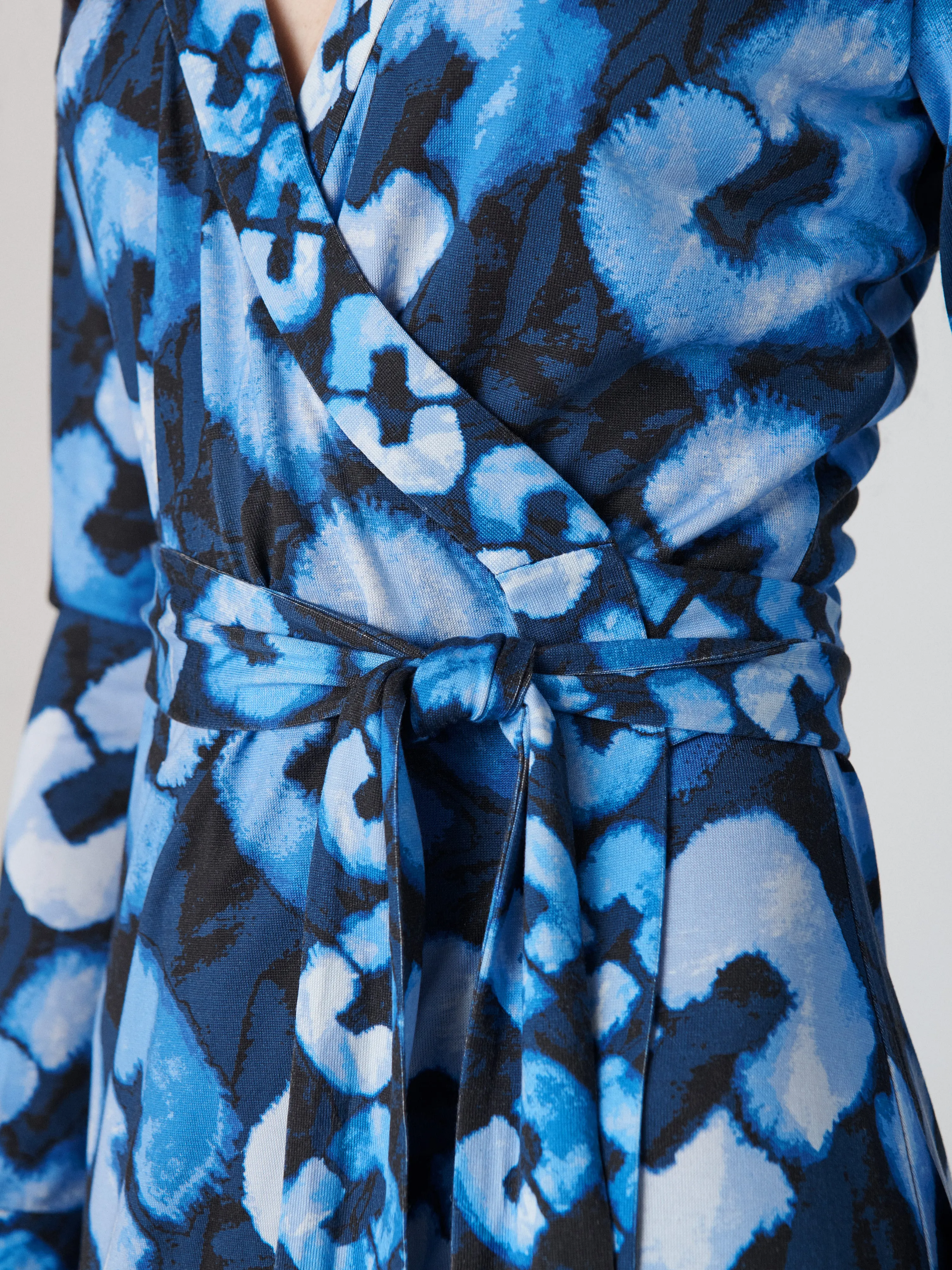 Abigail Silk Jersey Midi Wrap Dress sold by Diane Von Furstenberg product image thumbnail 2