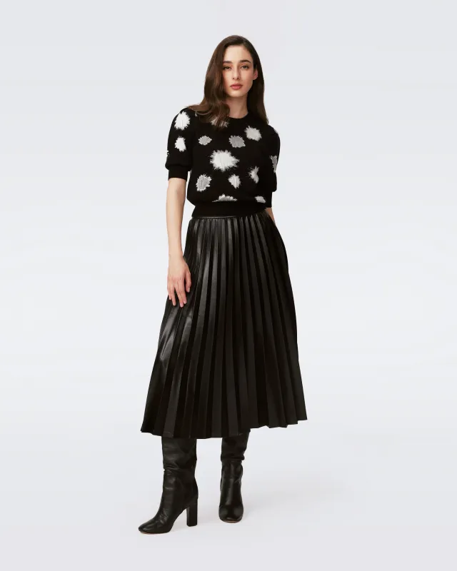 Willia Knit Jacquard Sweater sold by Diane Von Furstenberg