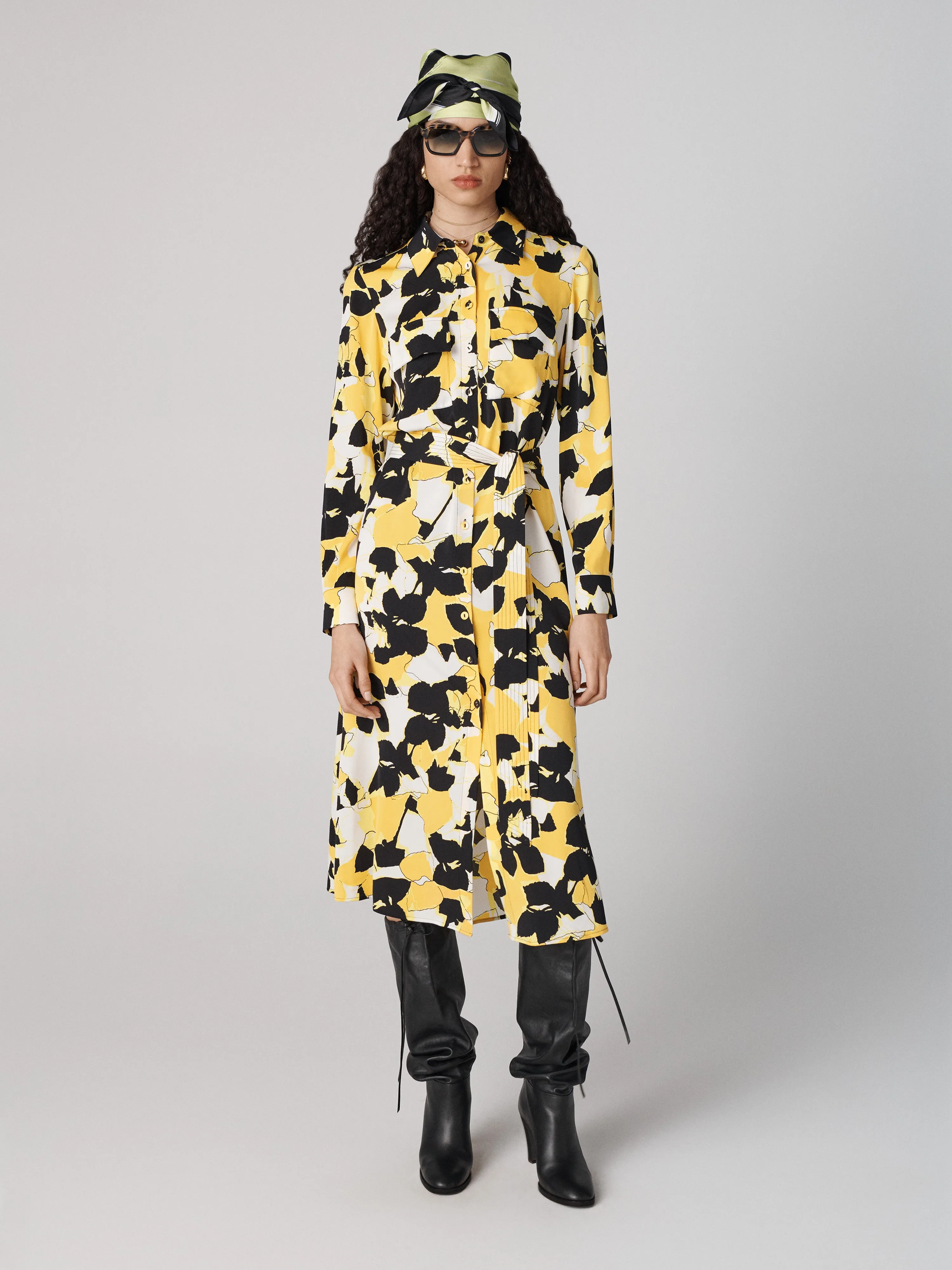 Maya Silk Shirt Dress sold by Diane Von Furstenberg