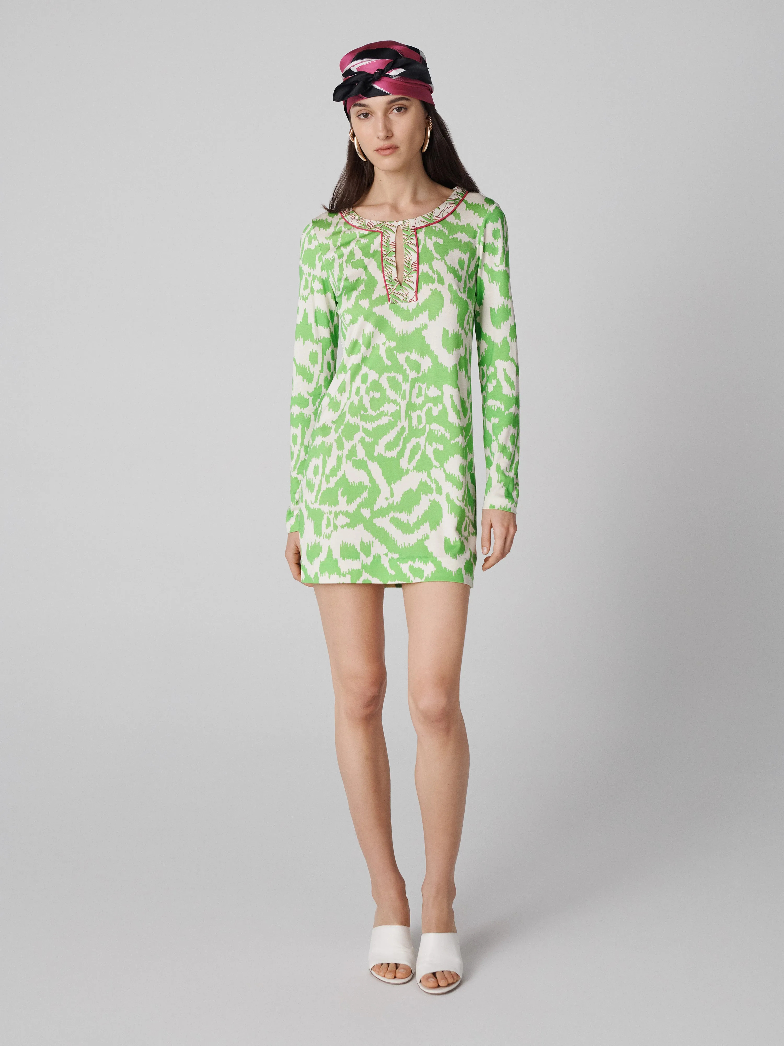 Reina Silk Jersey Dress sold by Diane Von Furstenberg product image thumbnail 4