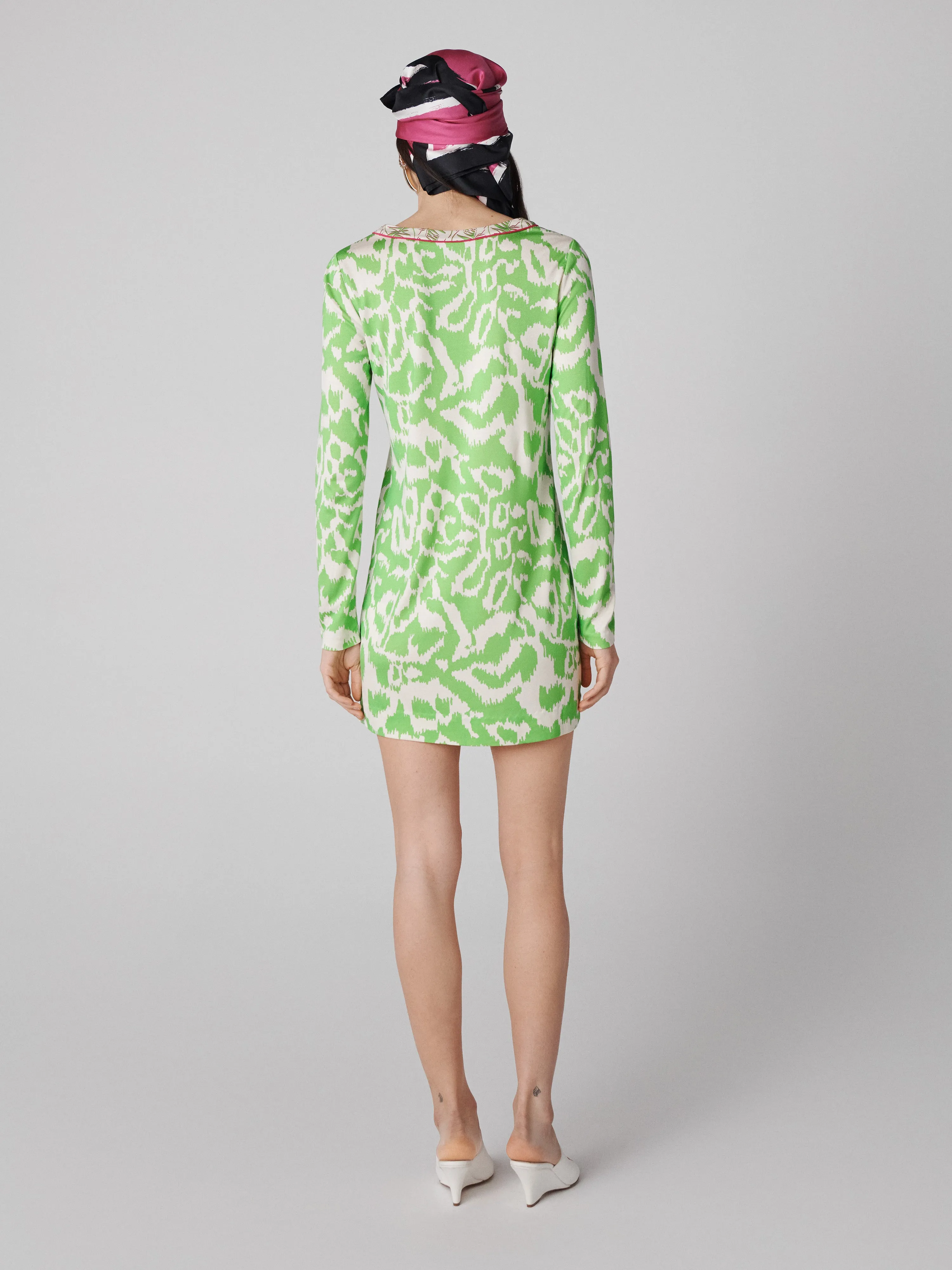 Reina Silk Jersey Dress sold by Diane Von Furstenberg product image thumbnail 3