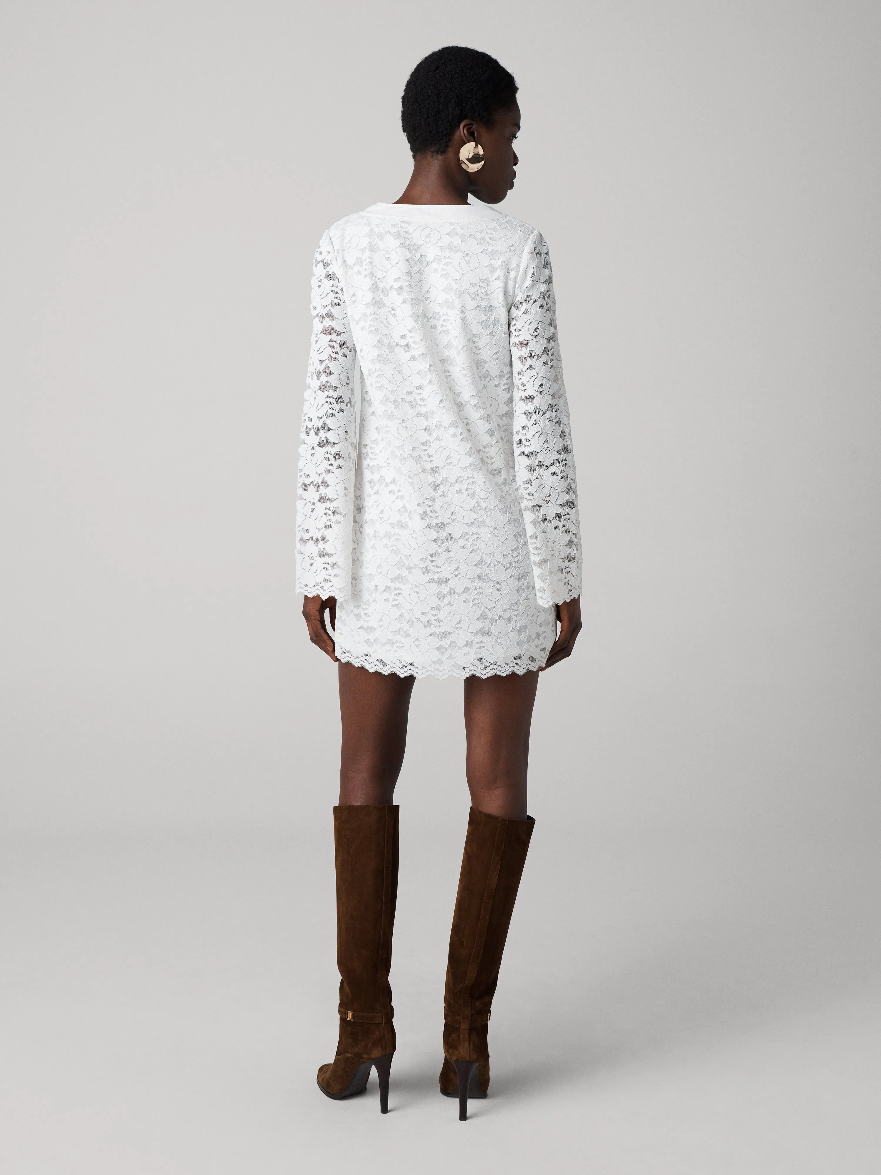 Parker Lace Mini Dress sold by Diane Von Furstenberg product image thumbnail 3