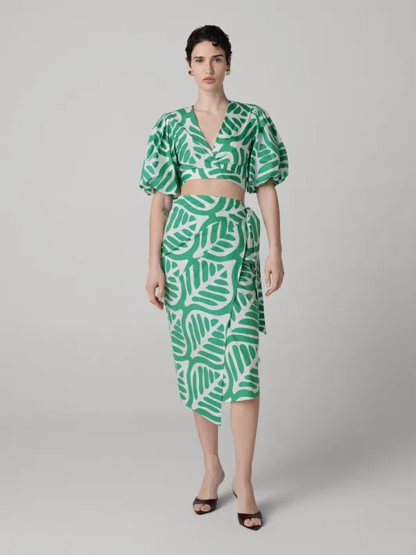 Alessia Wrap Skirt sold by Diane Von Furstenberg