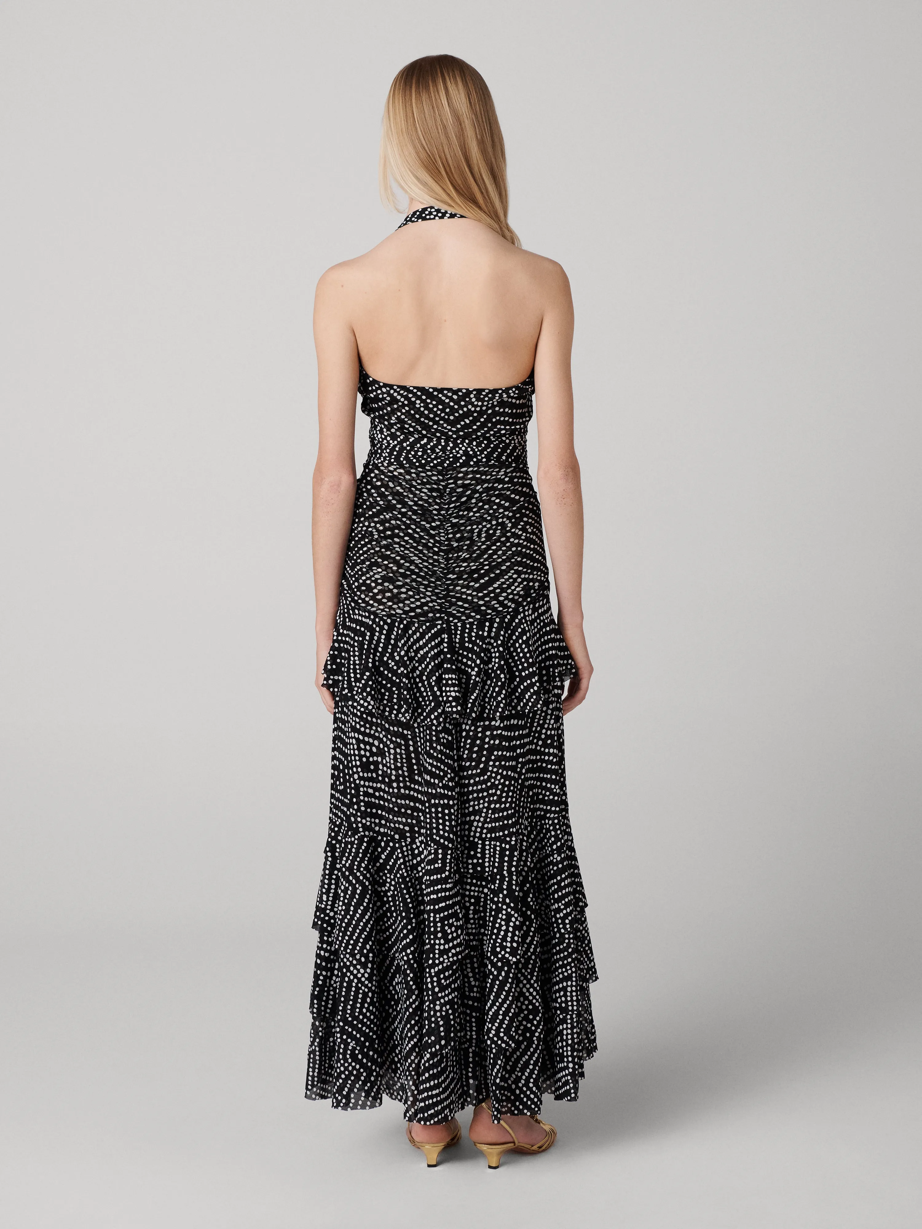 Patricia Halter Mesh Dress sold by Diane Von Furstenberg product image thumbnail 3