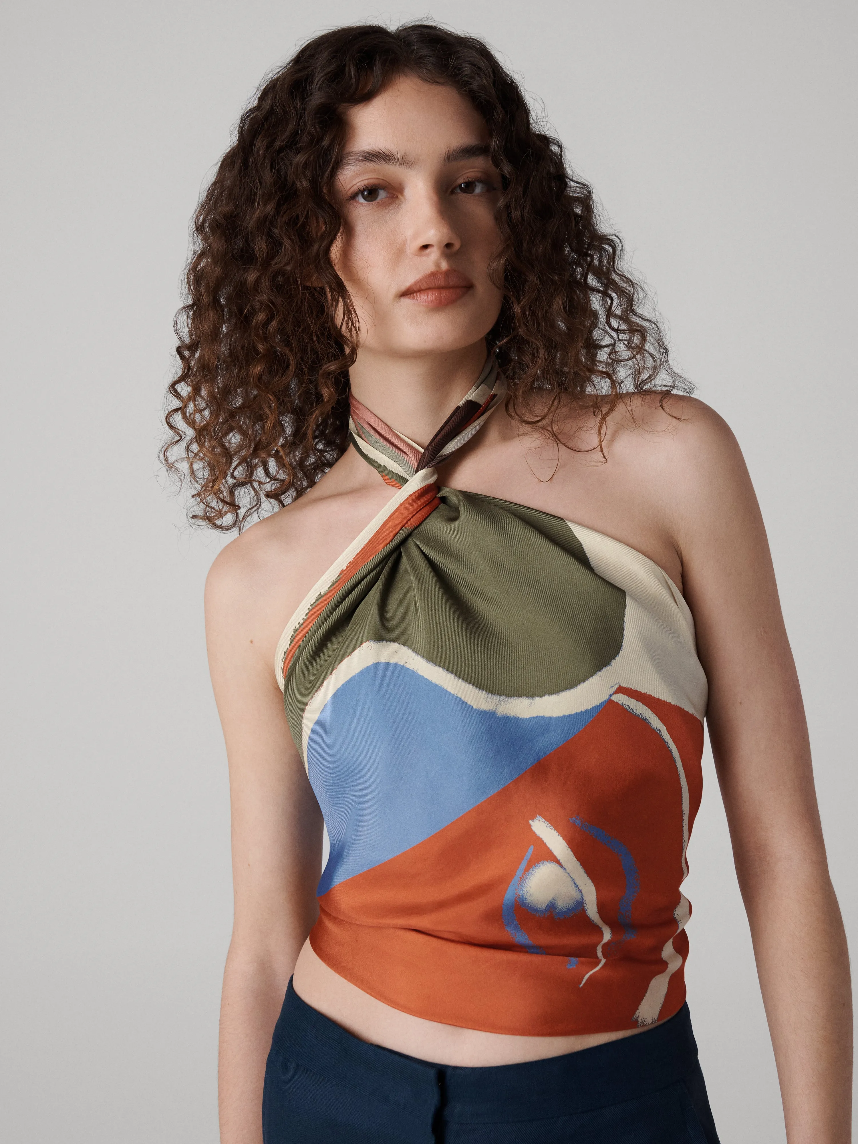 Flag Silk Scarf sold by Diane Von Furstenberg product image thumbnail 4