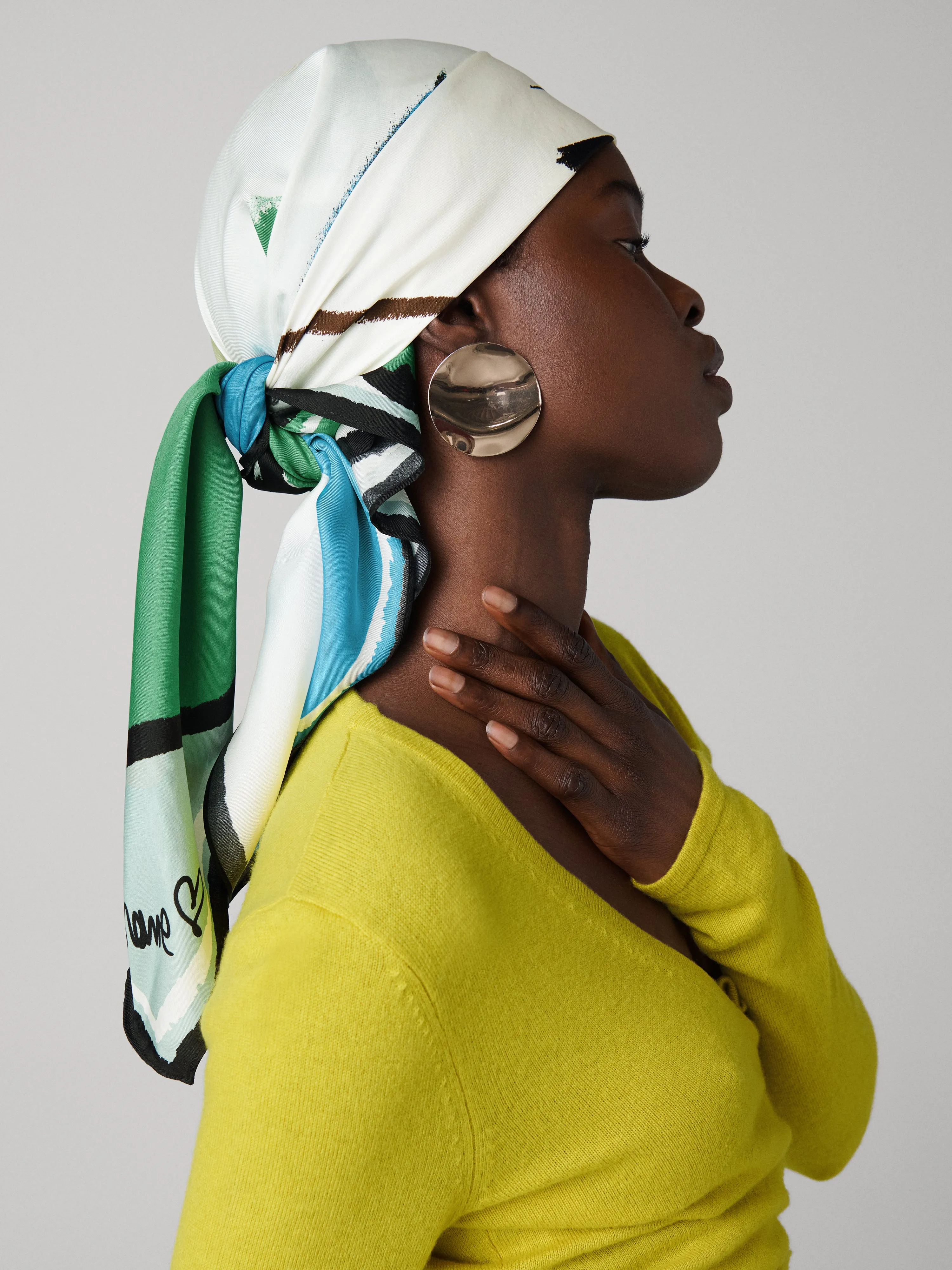 Flag Silk Scarf sold by Diane Von Furstenberg product image thumbnail 4